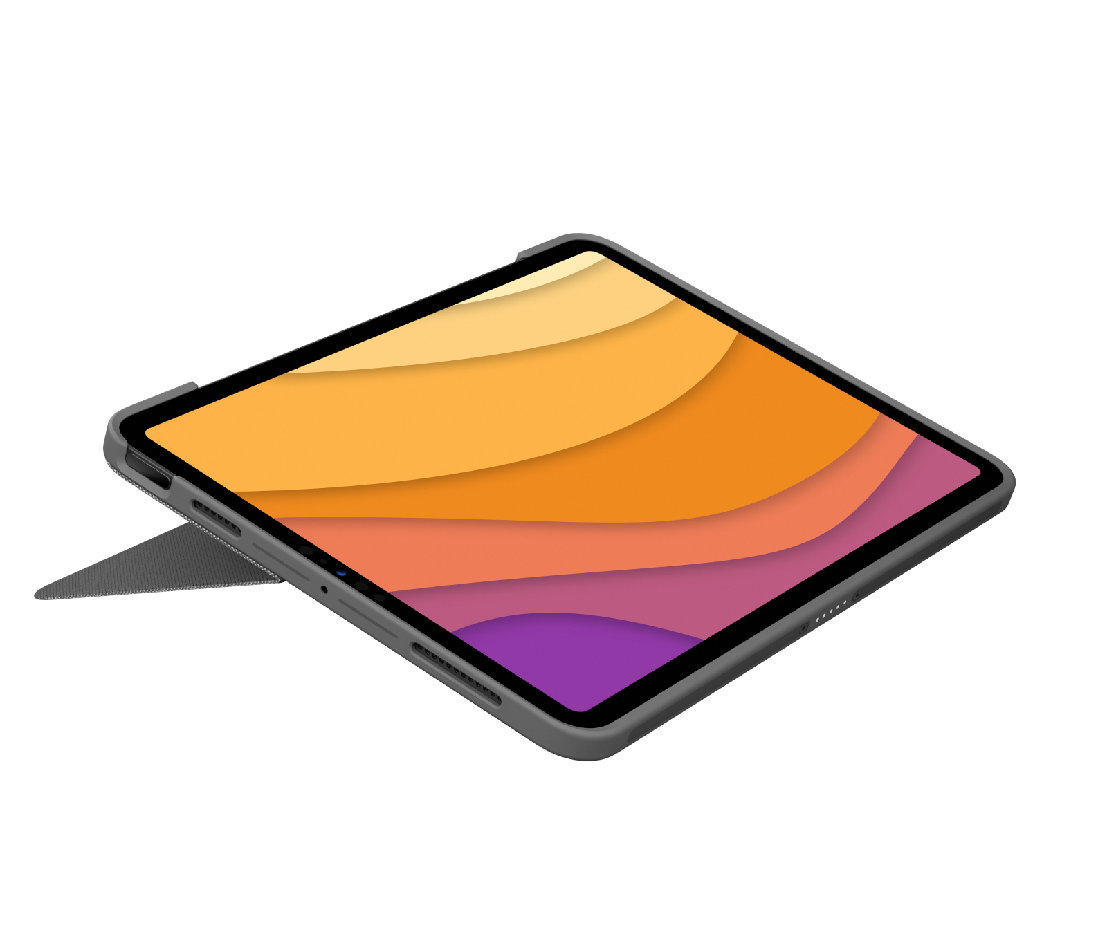 Logitech Combo Touch, KeyboardDock für Apple iPad Air 4/Air 5 10.9" grau, DE