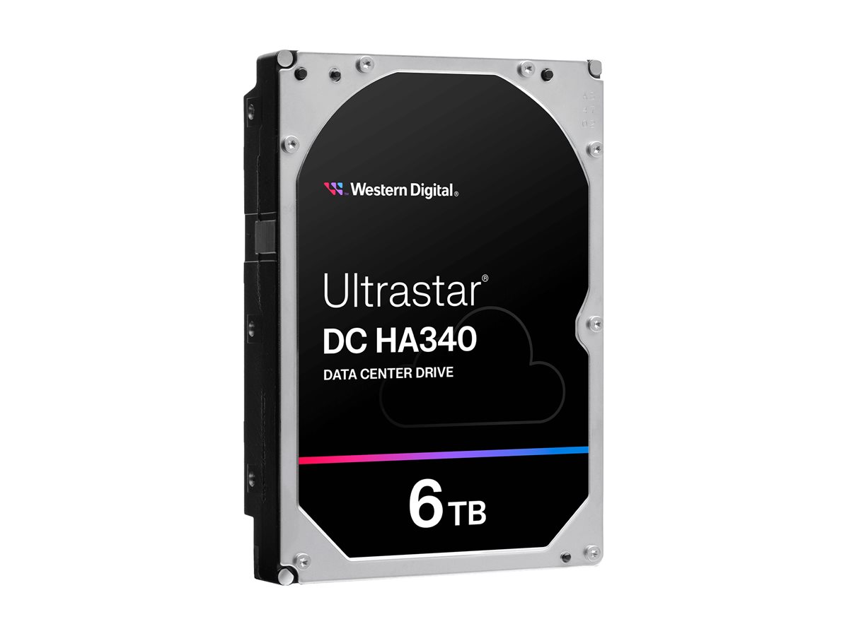 WD Ultrastar DC HA340 WUS721206BLE6L4 - Festplatte - Rechenzentrum - 6 TB - intern - 3.5" (8.9 cm)