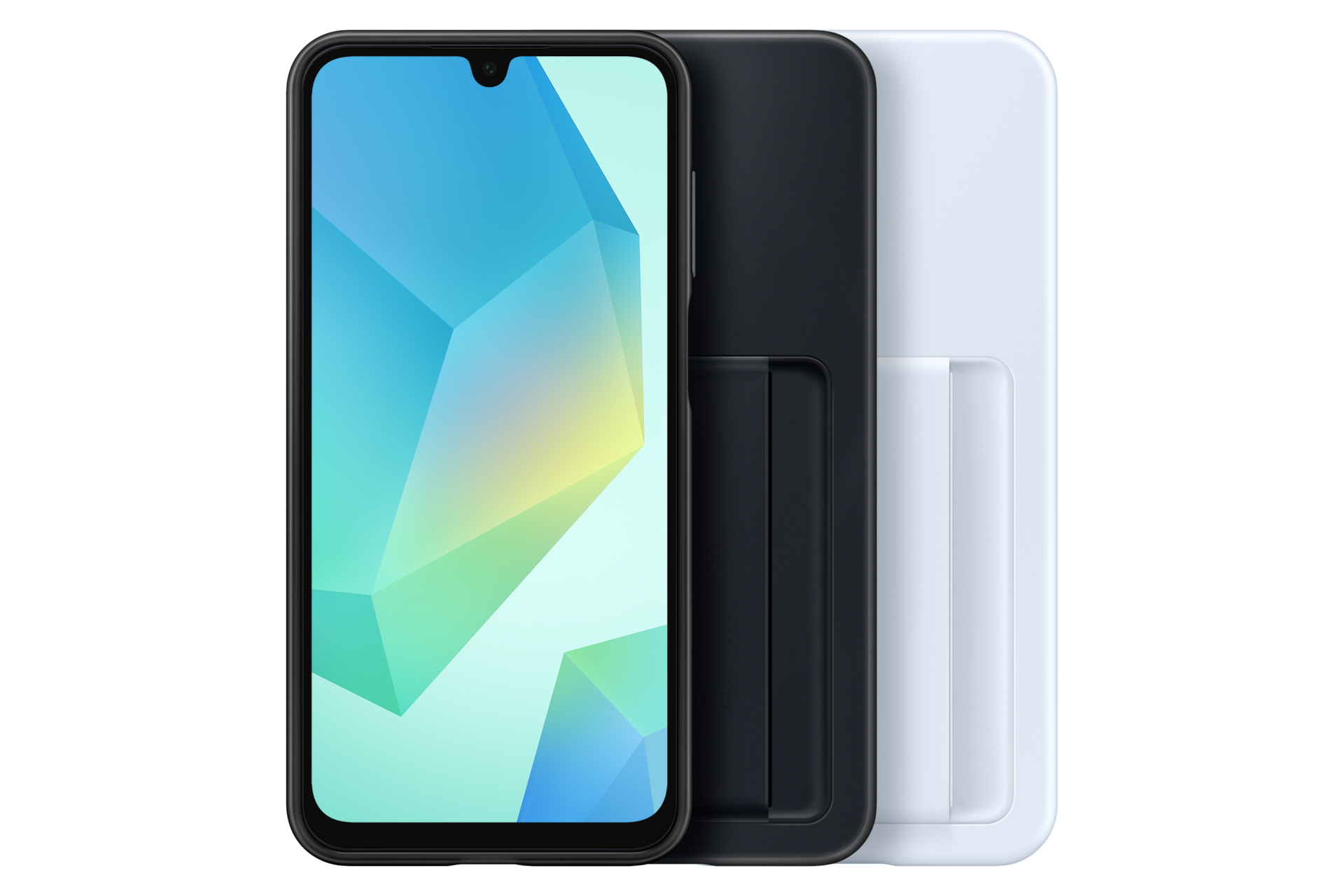 Samsung Galaxy A16 5G Card Slot Case Black, Cover, Samsung, Galaxy A16 5G, 17 cm (6.7"), Schwarz