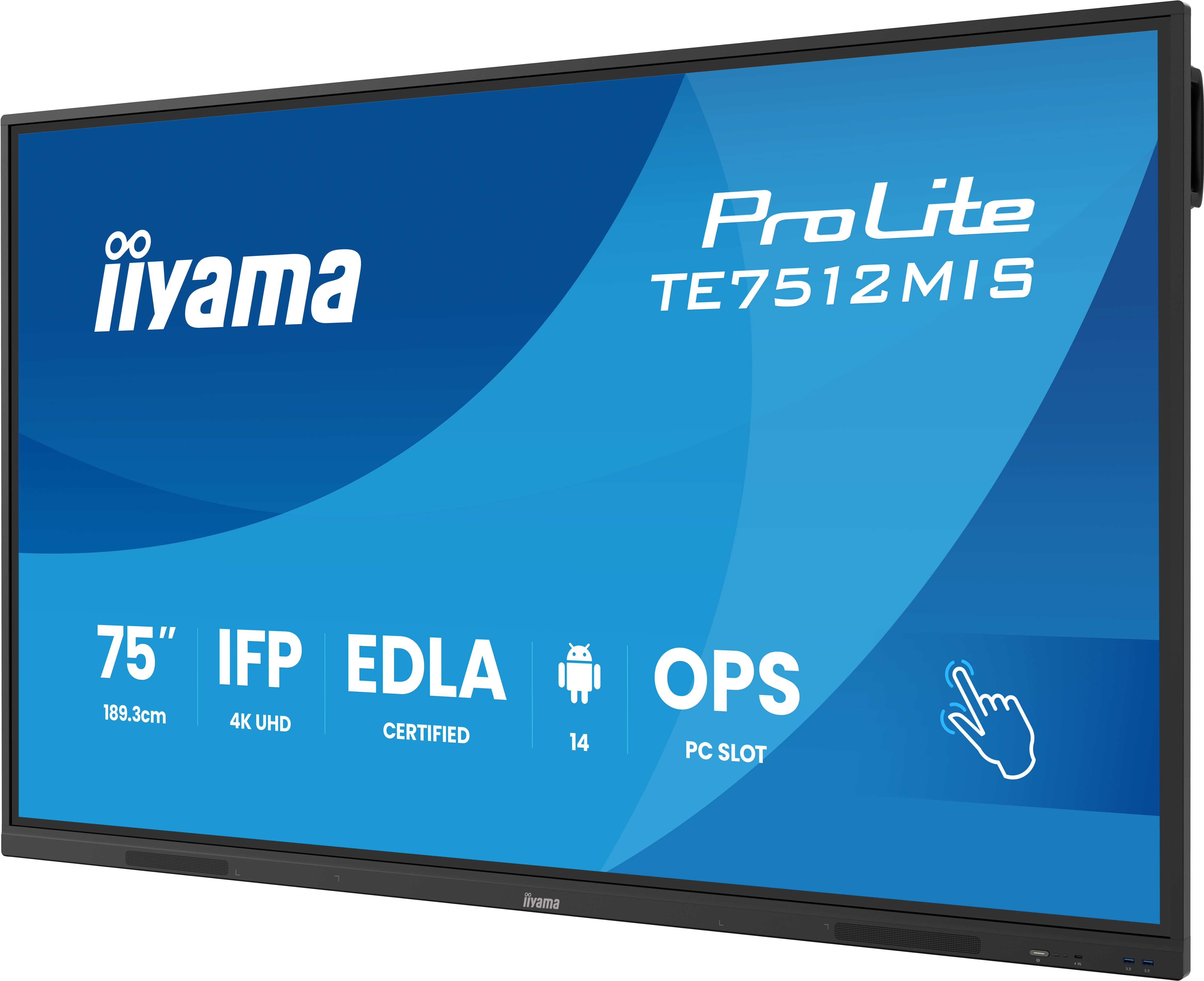iiyama ProLite TE7512MIS-B4AG, 190.5cm (75")