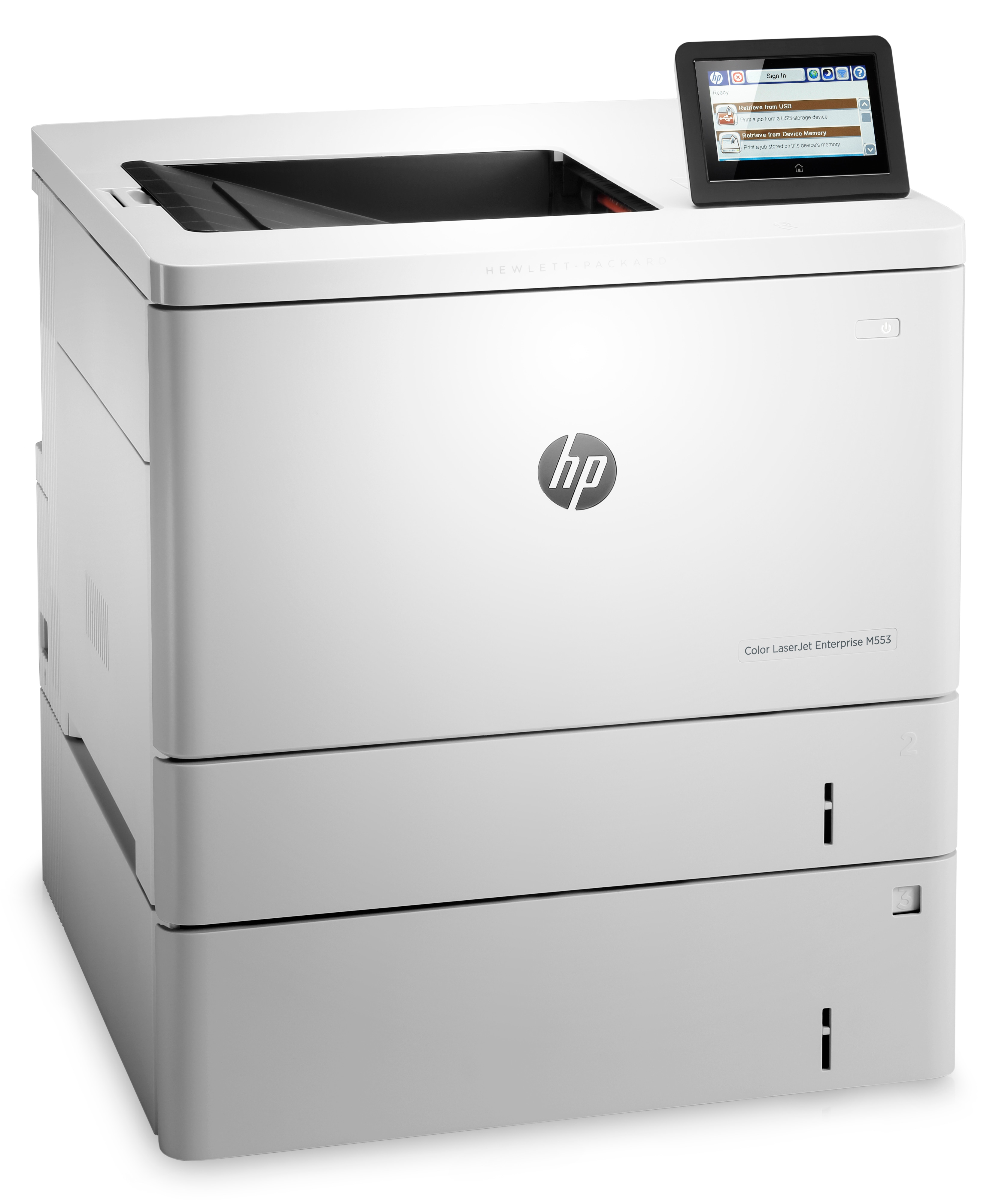 HP Color LaserJet Enterprise M553x, Drucken, USB-Druck über Vorderseite; Beidseitiger Druck, Laser,