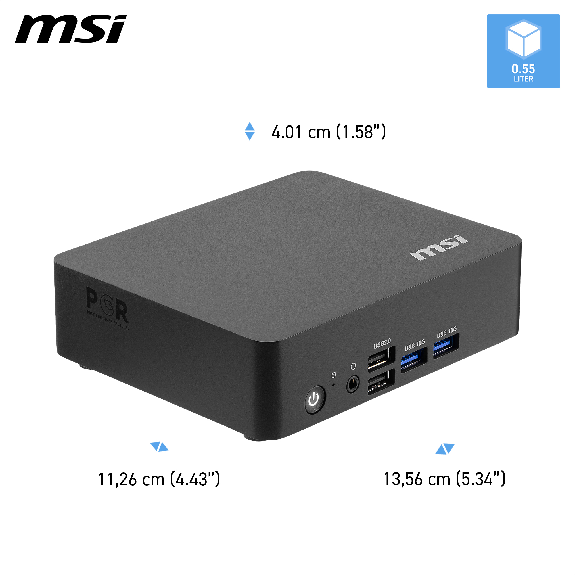 MSI Cubi NUC TWG S-006XAT, Intel N150, 8GB, 512GB, ohne Windows