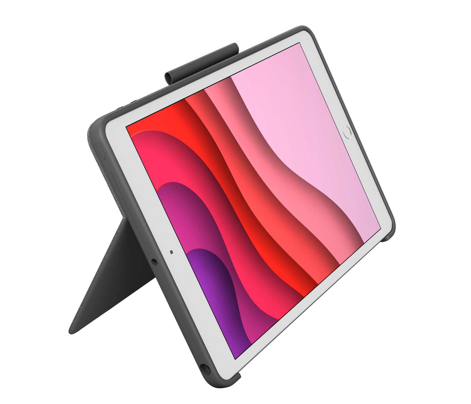 Logitech Combo Touch - Tastatur und Foliohülle - mit Trackpad - hintergrundbeleuchtet - Apple Smart