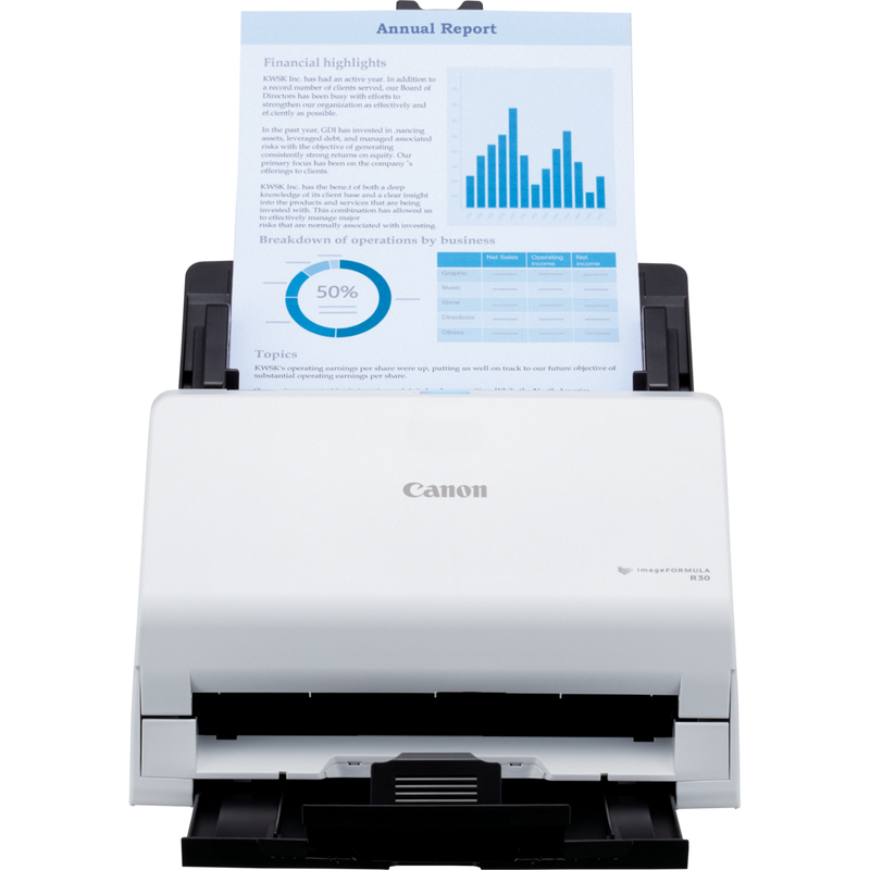 Canon imageFORMULA R30 - Dokumentenscanner - Kontaktbildsensor (CIS)