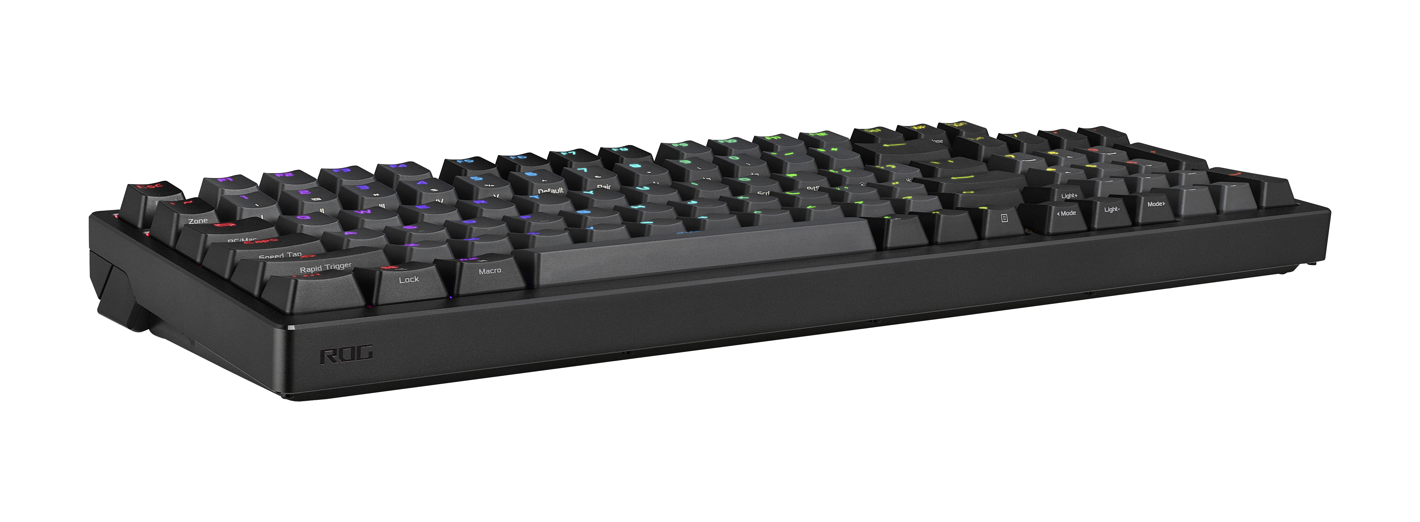 ASUS ROG Azoth 96 HE, Verkabelt & Kabellos, USB + RF Wireless + Bluetooth, Magnetic-mechanical key s