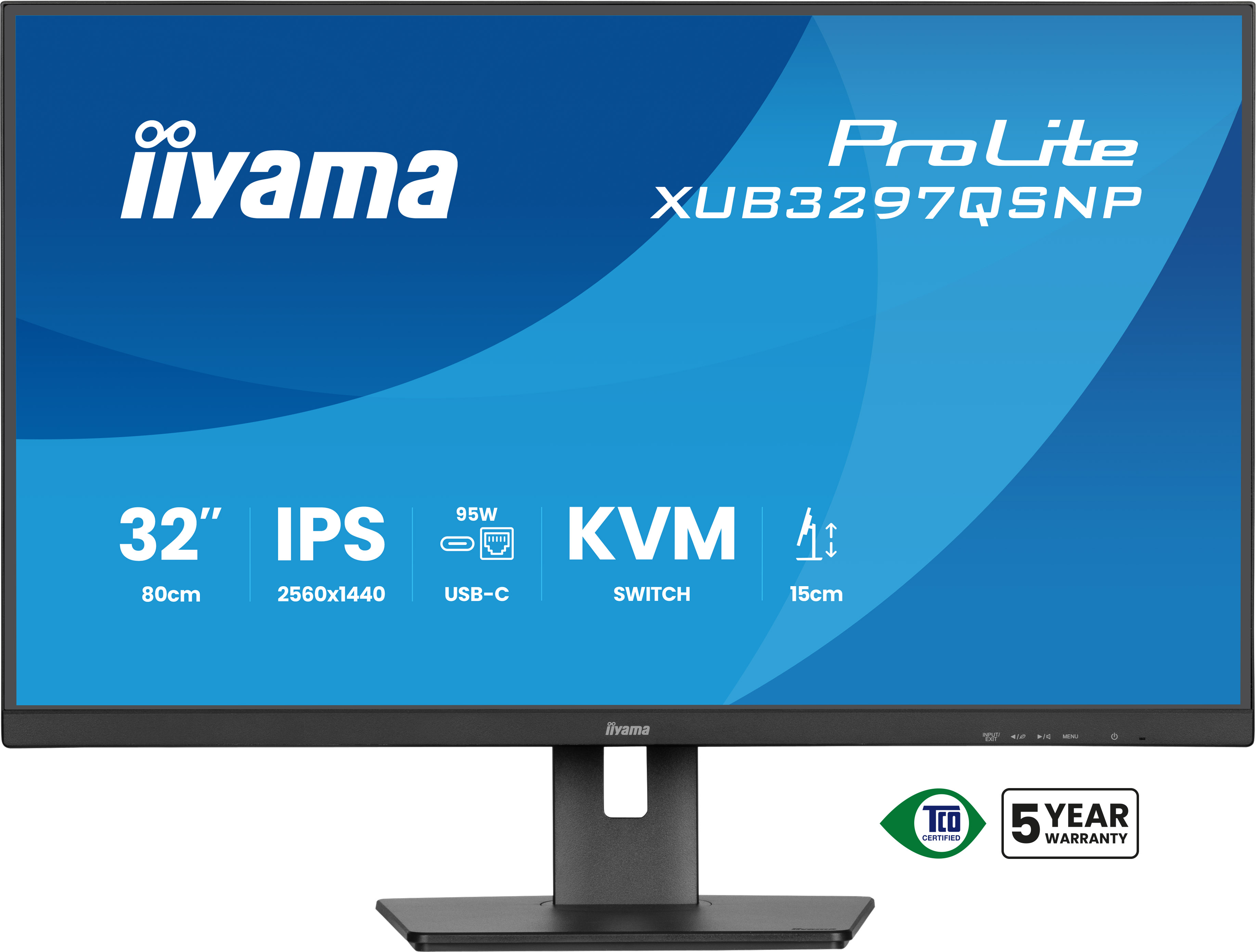 Iiyama ProLite XUB3297QSNP-B1 - LED-Monitor - 81.3 cm (32")
