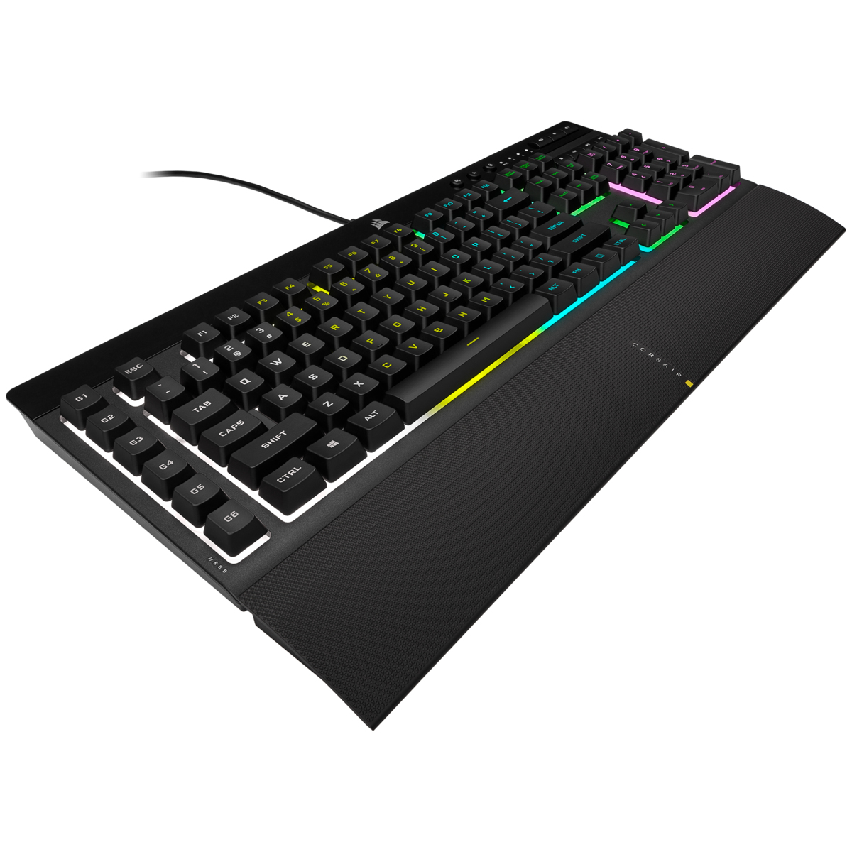 Corsair Gaming K55 RGB PRO Tastatur, USB, QWERTZ, IP42