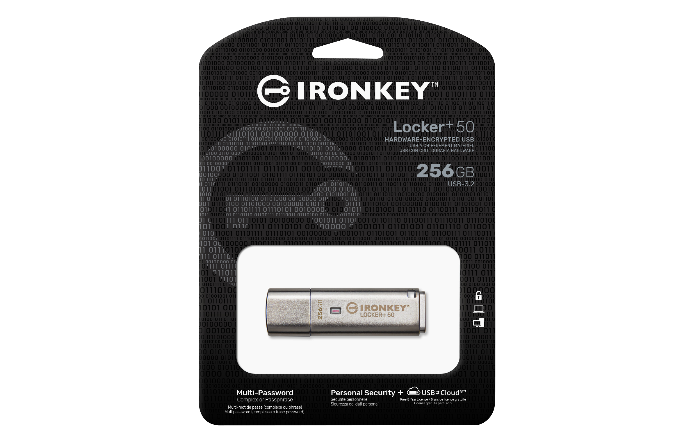 Kingston IronKey Locker+ 50 - USB-Flash-Laufwerk