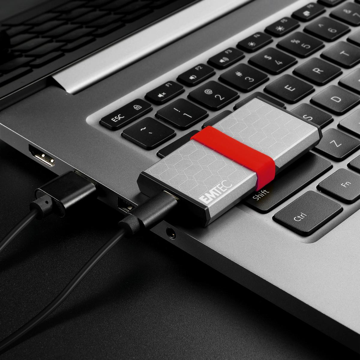 EMTEC X205 Mini - SSD - 256 GB - extern (tragbar)