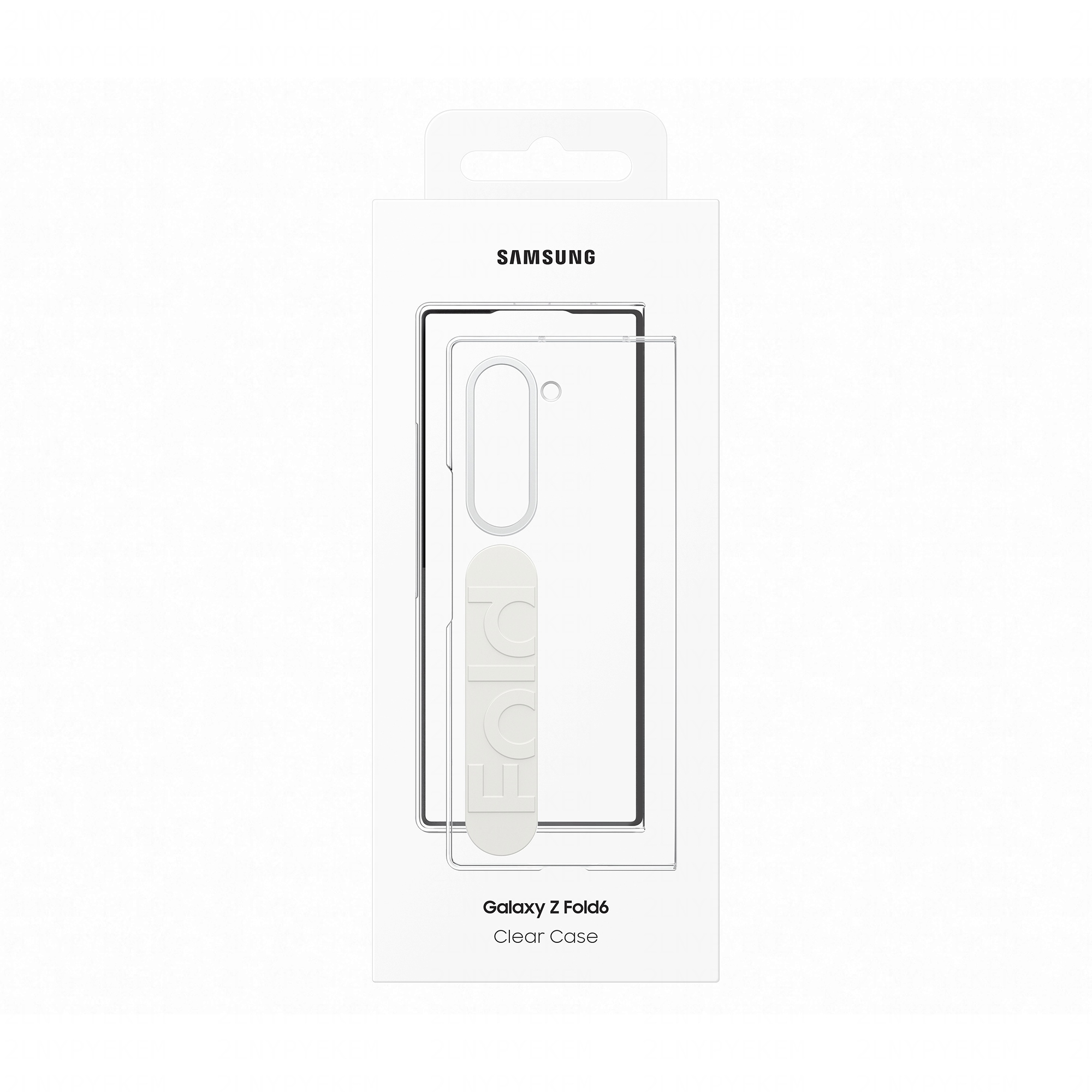 Samsung EF-QF956CTEGWW, Cover, Samsung, Galaxy Z Fold6, 19,3 cm (7.6"), Transparent