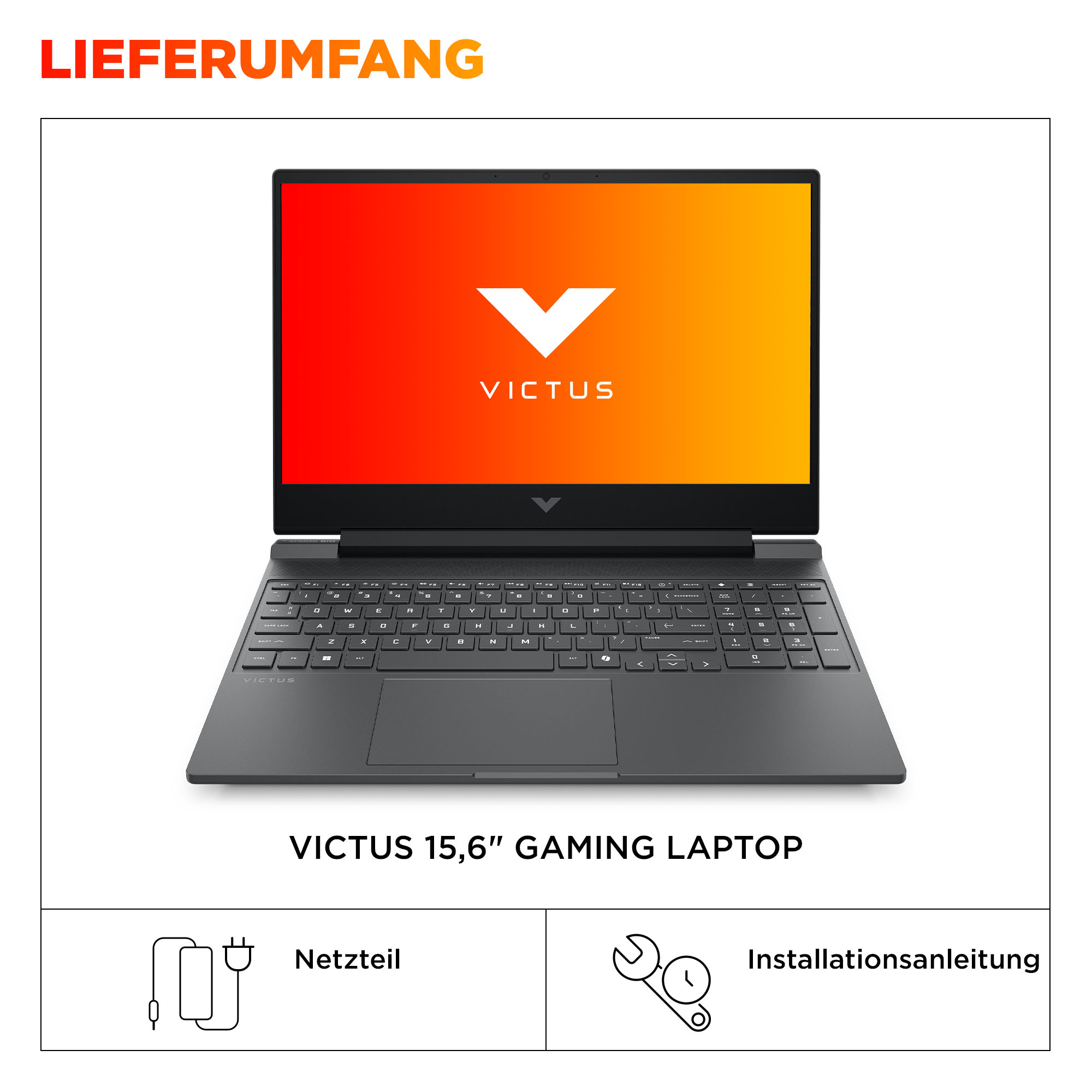 HP Victus by HP Laptop 15-fb3051ng - AMD Ryzen 5 240 - Win 11 Home - GeForce RTX 5050 - 16 GB RAM - 