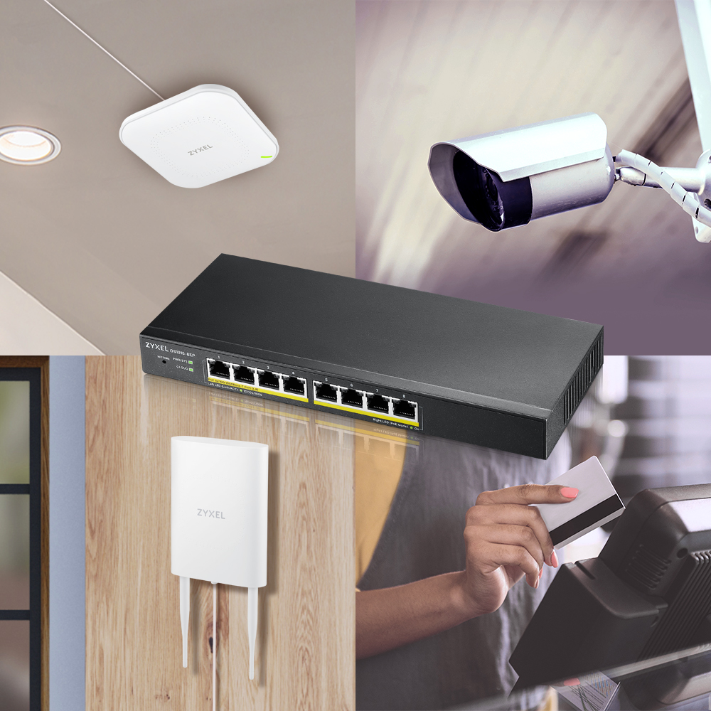 ZyXEL GS1915-8EP, Managed, L2, Gigabit Ethernet (10/100/1000), Vollduplex, Power over Ethernet (PoE)