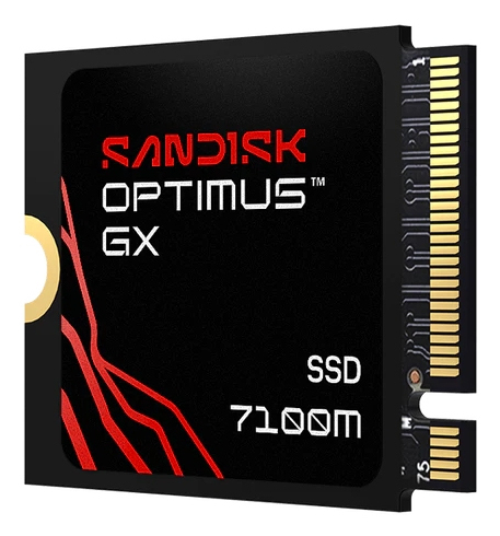 SanDisk Optimus GX 7100M - SSD - 2 TB - intern - M.2 2230 - PCIe 4.0 x4 (NVMe)