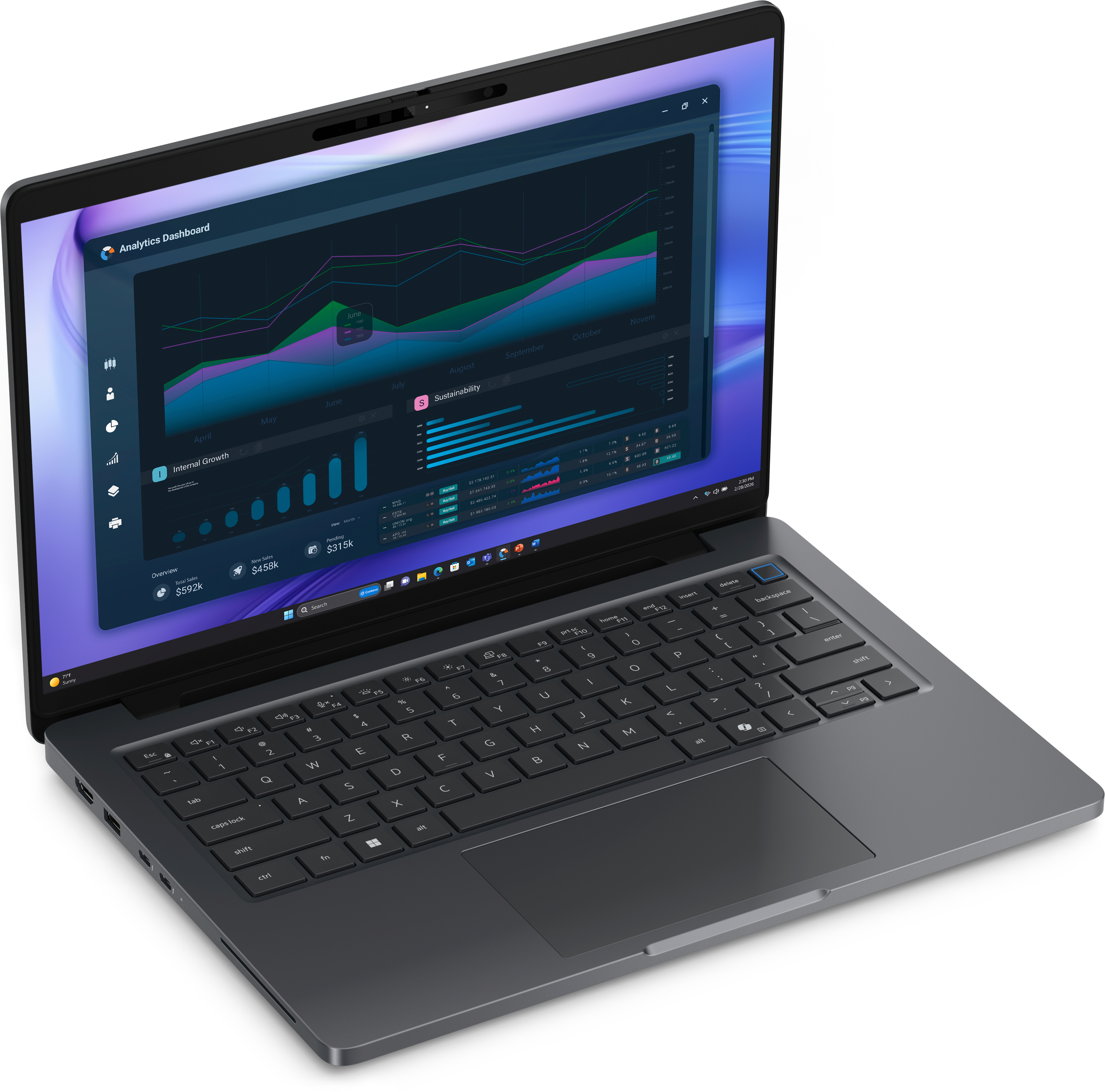 Dell Pro Precision 5 14 PW514261 - Intel Core Ultra 7 366H / 2 GHz - vPro Enterprise - Win 11 Pro -