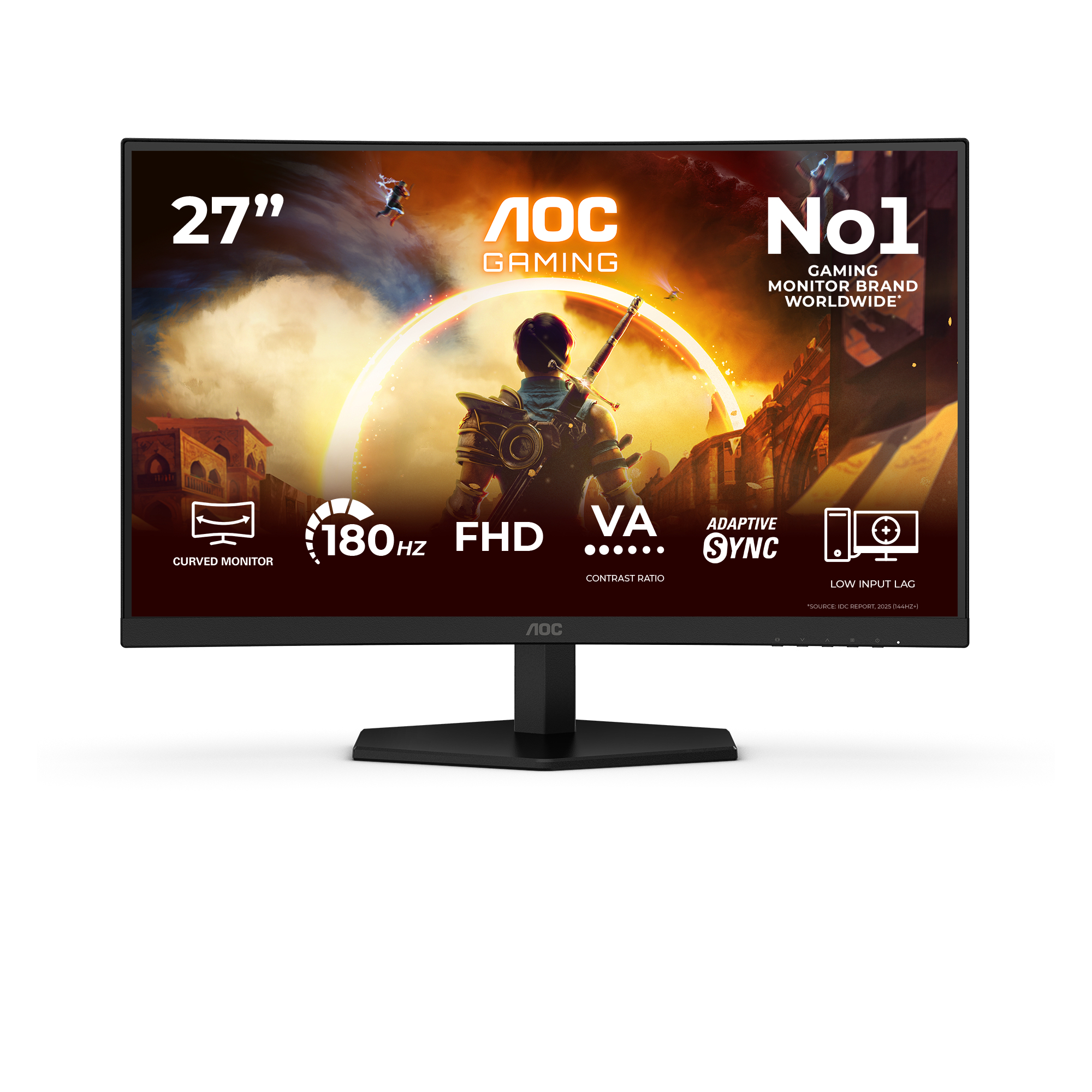 AOC Gaming C27G42FE - LED-Monitor - Gaming - gebogen - 68.58 cm (27")