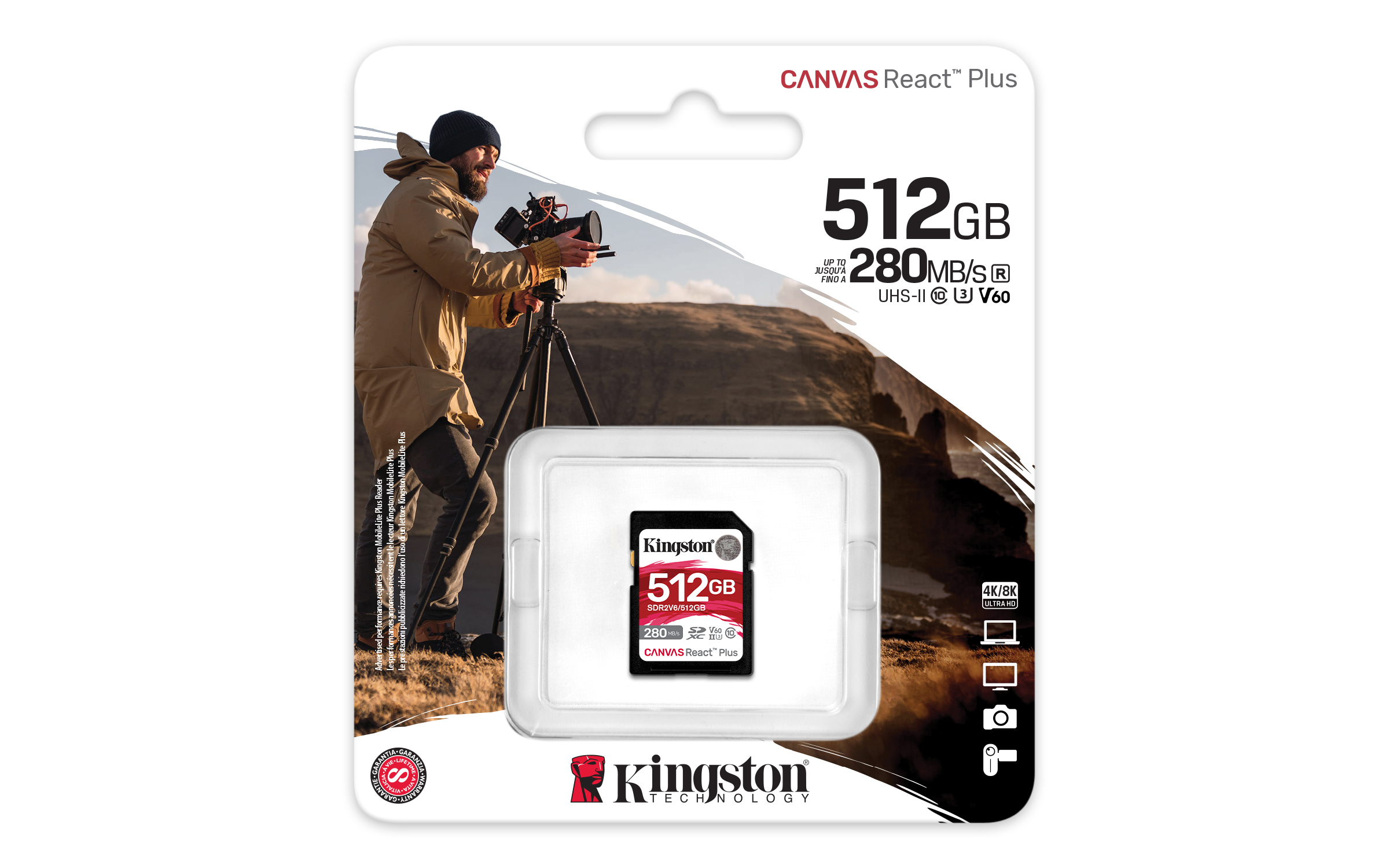Kingston Canvas React Plus - Flash-Speicherkarte