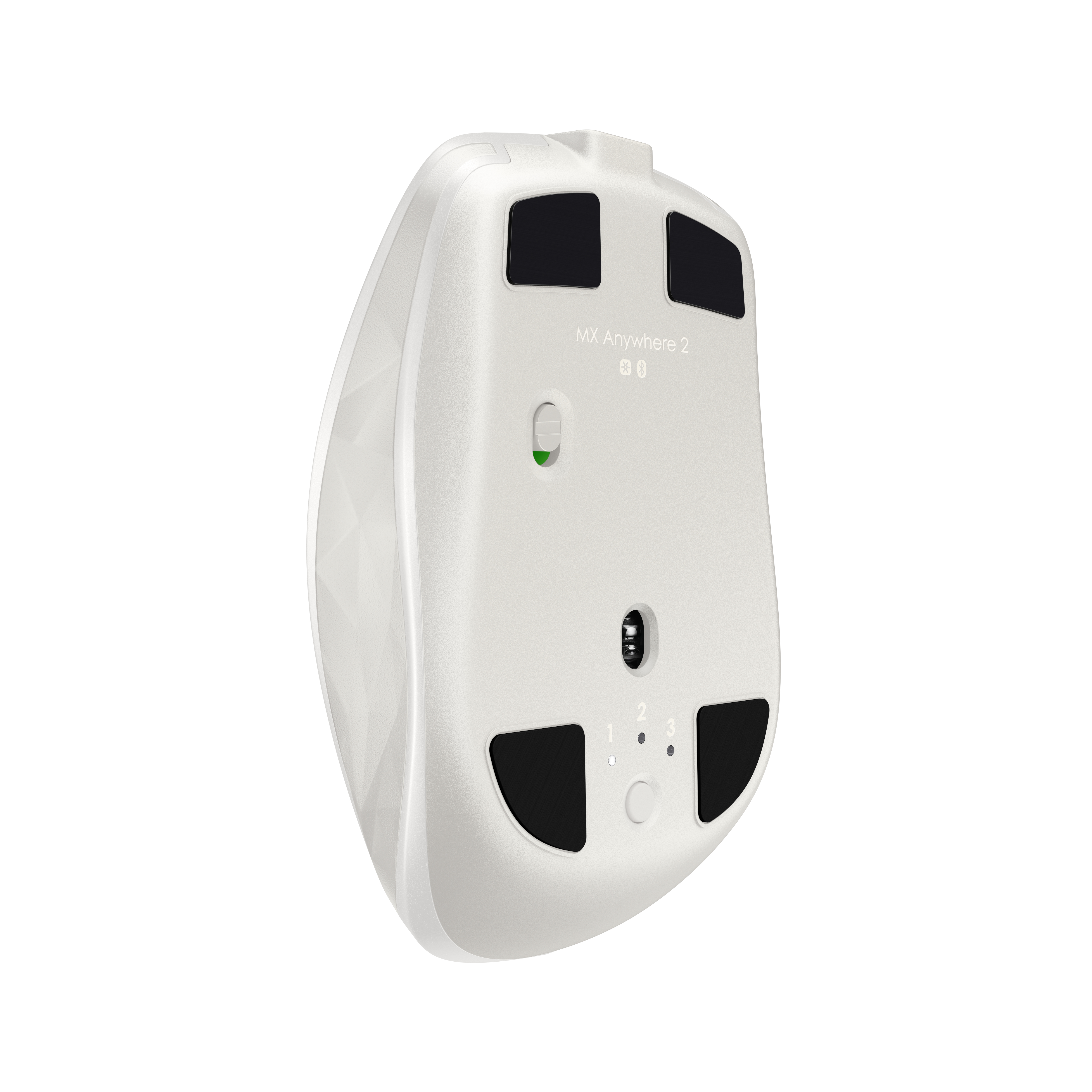 Logitech MX Anywhere 2S - Maus - Laser - 7 Tasten - kabellos - Bluetooth, 2.4 GHz - kabelloser Empfä