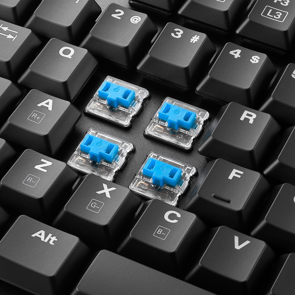 Sharkoon PureWriter RGB - Tastatur - Hintergrundbeleuchtung