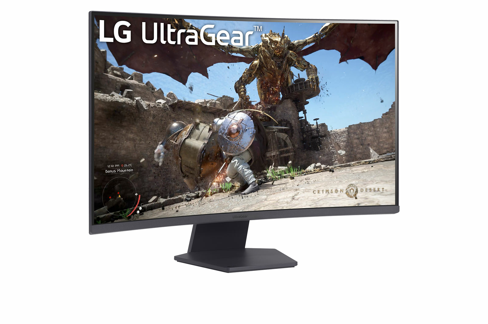 LG UltraGear 32GS60QC-B - LED-Monitor - Gaming - gebogen - 80 cm (32")