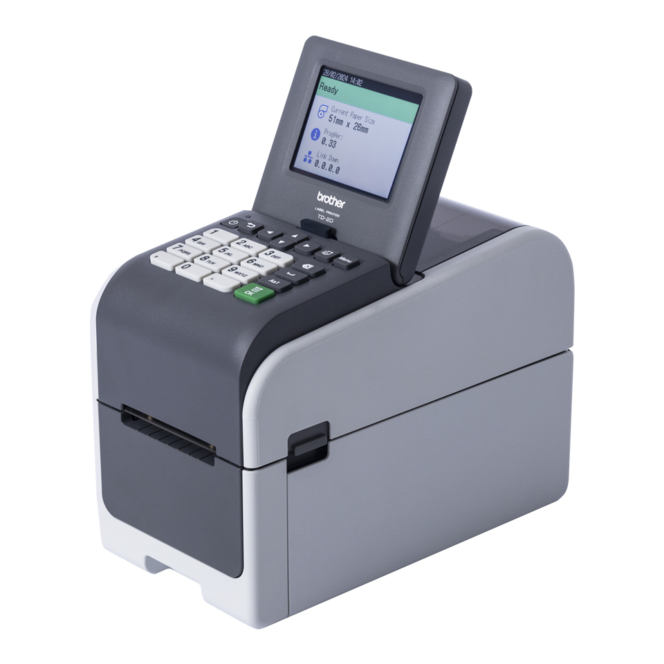 Brother TD-2320DSA 203 Etikettendrucker - Etiketten-/Labeldrucker - Thermotransferdruck