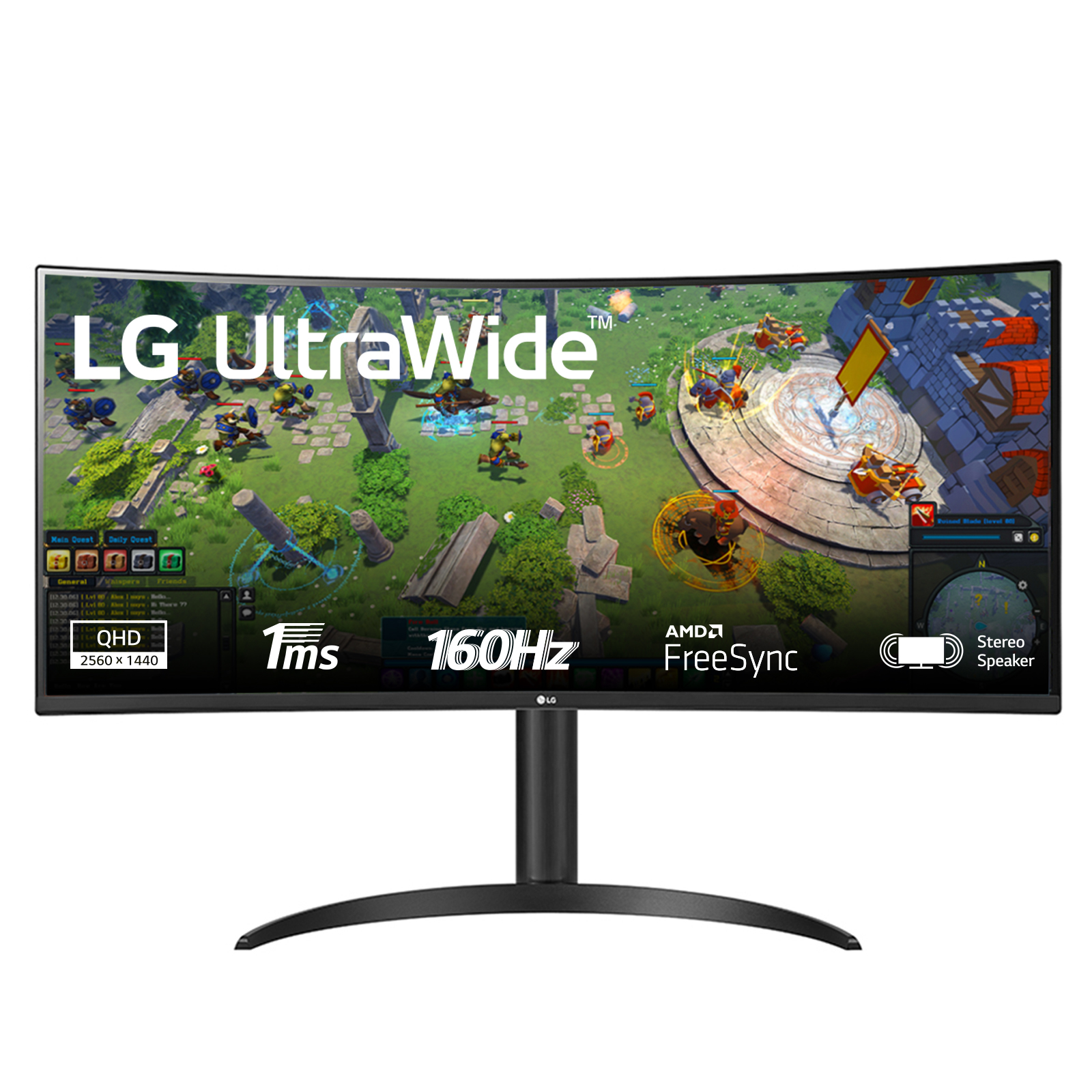 LG UltraWide 34WP65CP-B - LED-Monitor - gebogen - 86.4 cm (34")