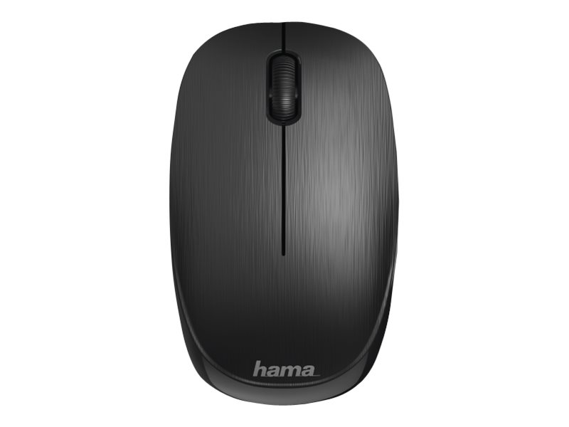 Hama MW-110 - Maus - rechts- und linkshändig - optisch - 3 Tasten - kabellos - 2.4 GHz - kabelloser