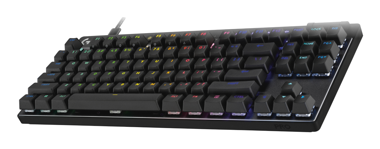 Logitech G PRO X RAPID - Tastatur - TKL - hintergrundbeleuchtet - USB - QWERTY - Nordisch (Dänisch/F