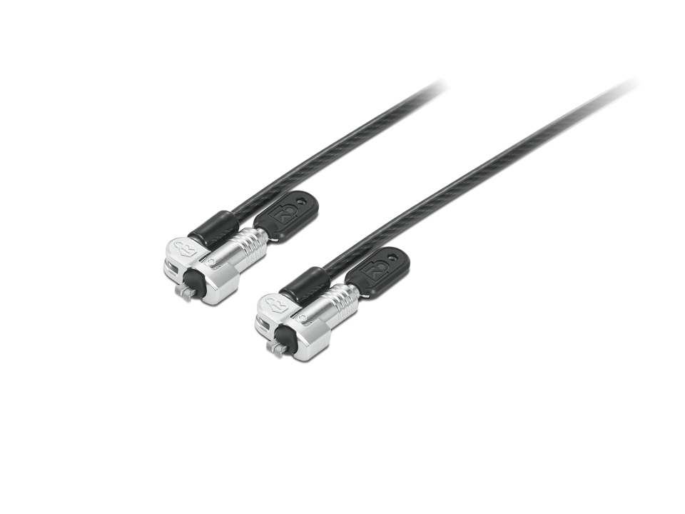Lenovo 4XE1B81918, 1,8 m, Kensington, Schlüssel, Karbonstahl, Kunststoff, Schwarz