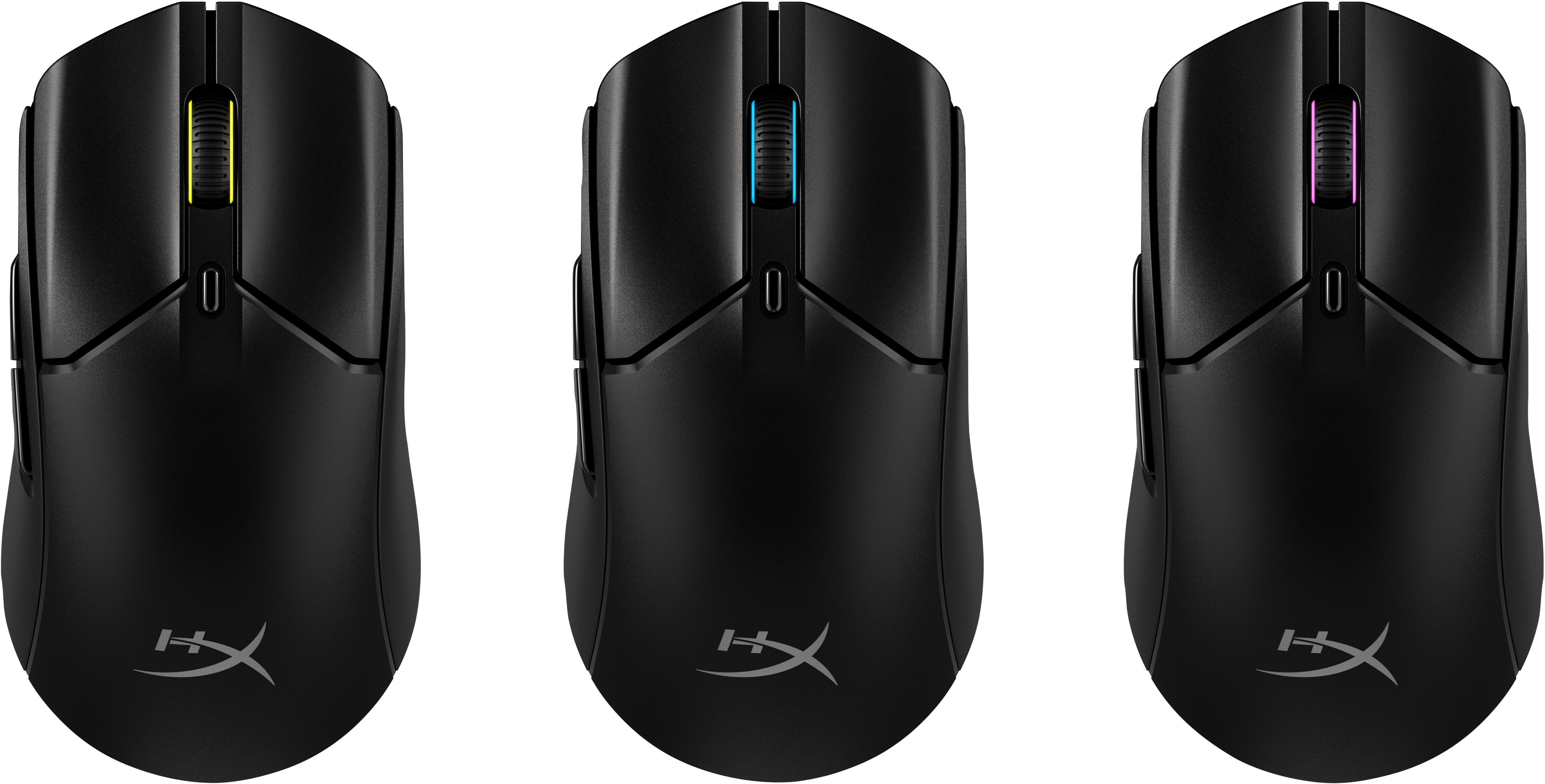 HP HyperX Pulsefire Haste 2 ? Wireless-Gaming-Maus (Schwarz), Beidhändig, RF Wireless + Bluetooth, 2