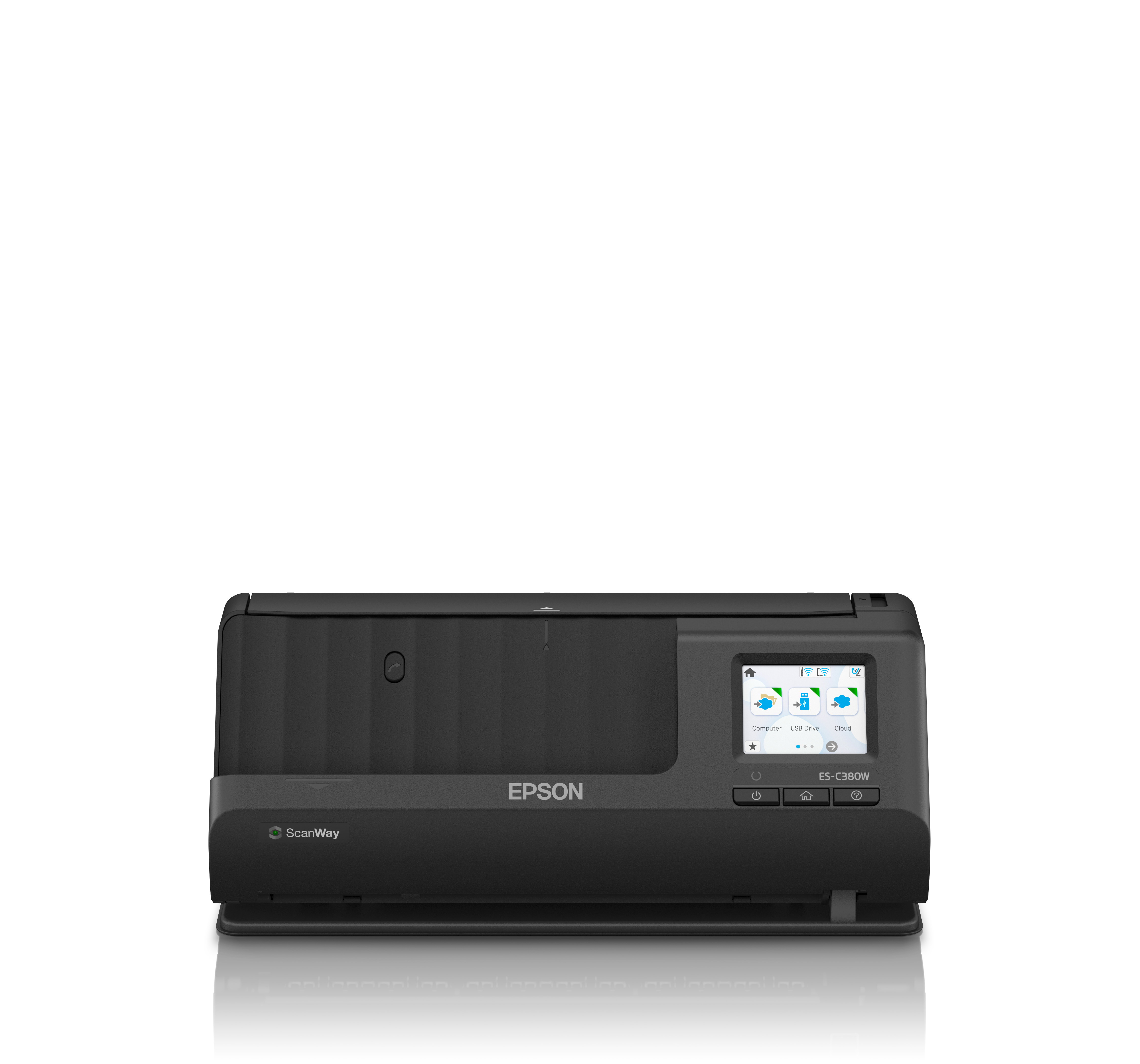 Epson ES-C380W - Einzelblatt-Scanner - Duplex - A4/Legal - 600 dpi x 600 dpi - automatischer Dokumen
