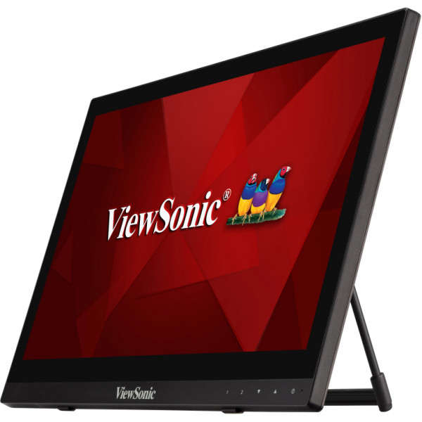ViewSonic TD1630-3, 39,6 cm (15.6"), 1366 x 768 Pixel, HD, LCD, 12 ms, Schwarz
