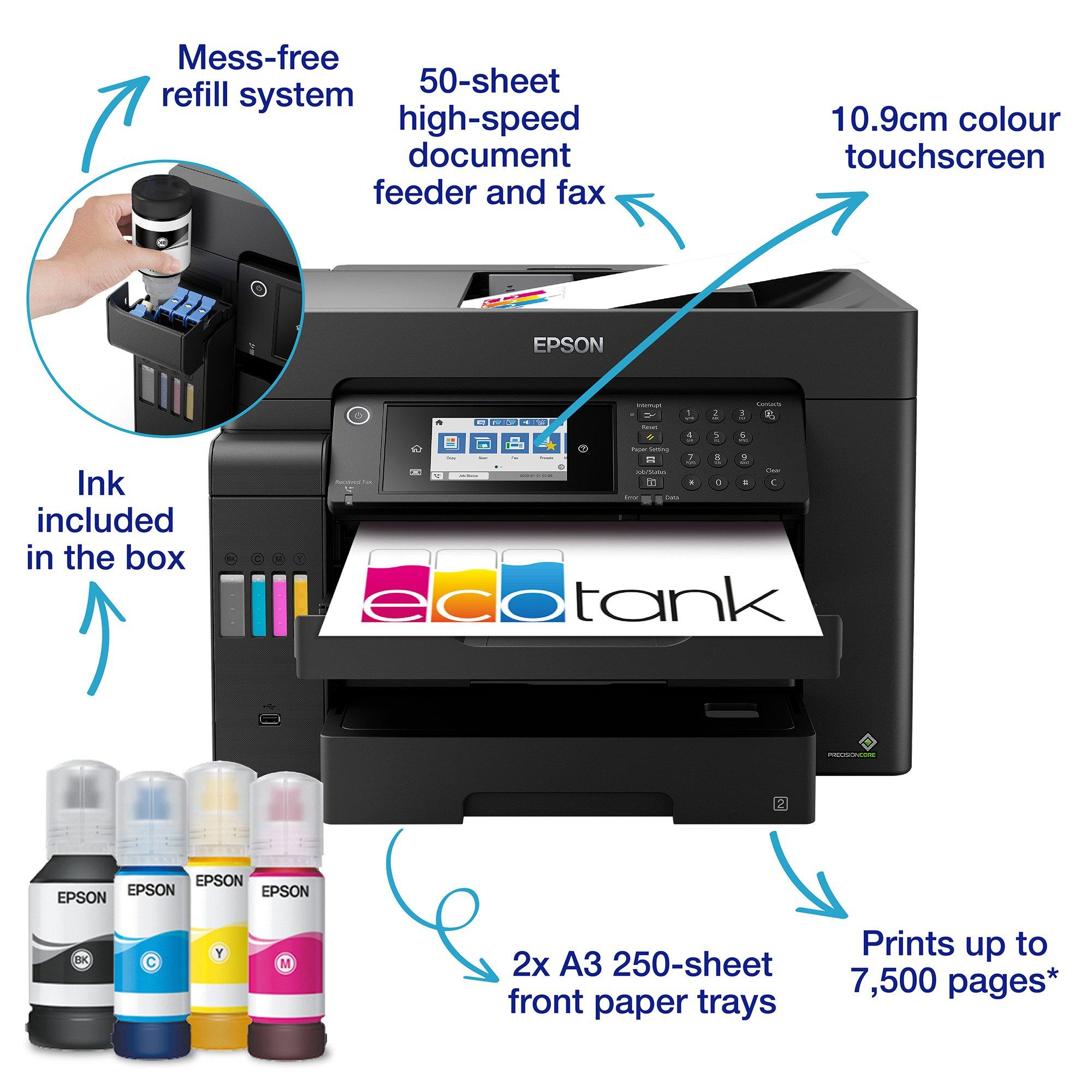 Epson EcoTank ET-16605 - Multifunktionsdrucker - Farbe - Tintenstrahl - ITS - A3 (Medien)