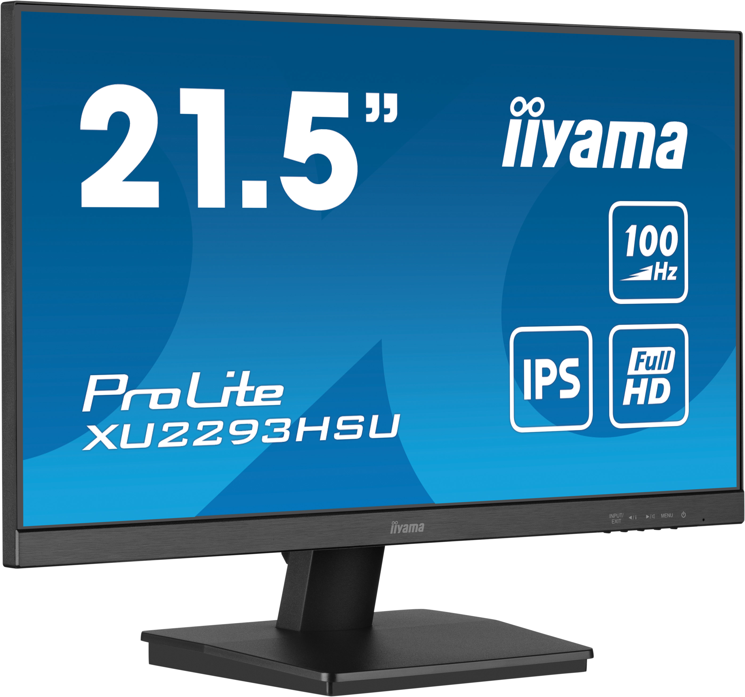 iiyama ProLite XU2293HSU-B7 Monitor 54.6cm (21.5") Full HD, IPS, 1ms, HDMI, Displayport, USB