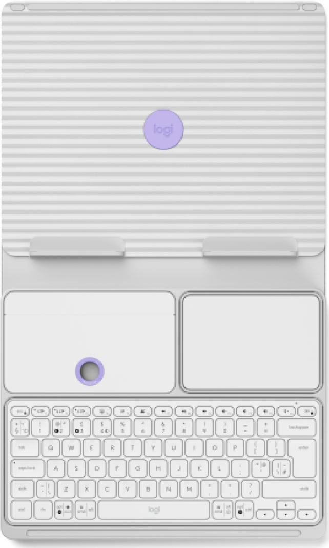 Logitech Casa Pop-Up Desk - Tastatur- und Touchpad-Set