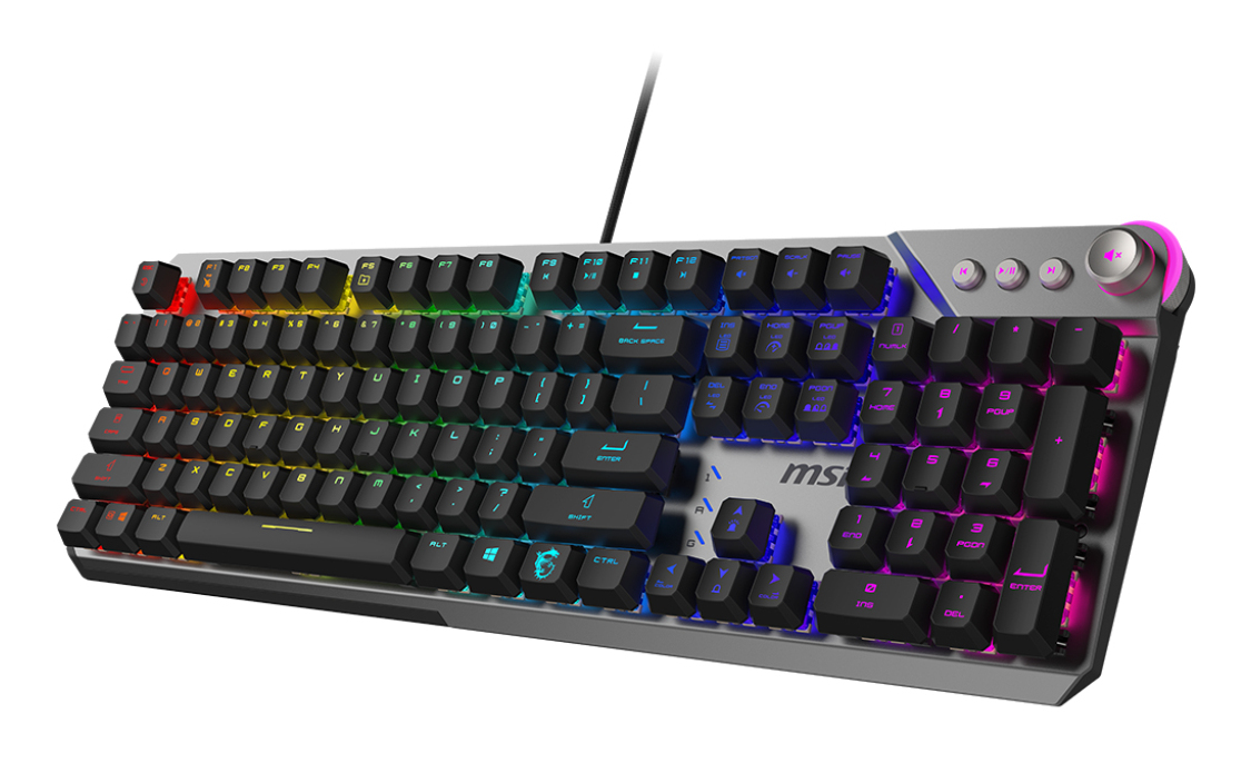 MSI STRIKE 600 - Tastatur - full size - hintergrundbeleuchtet