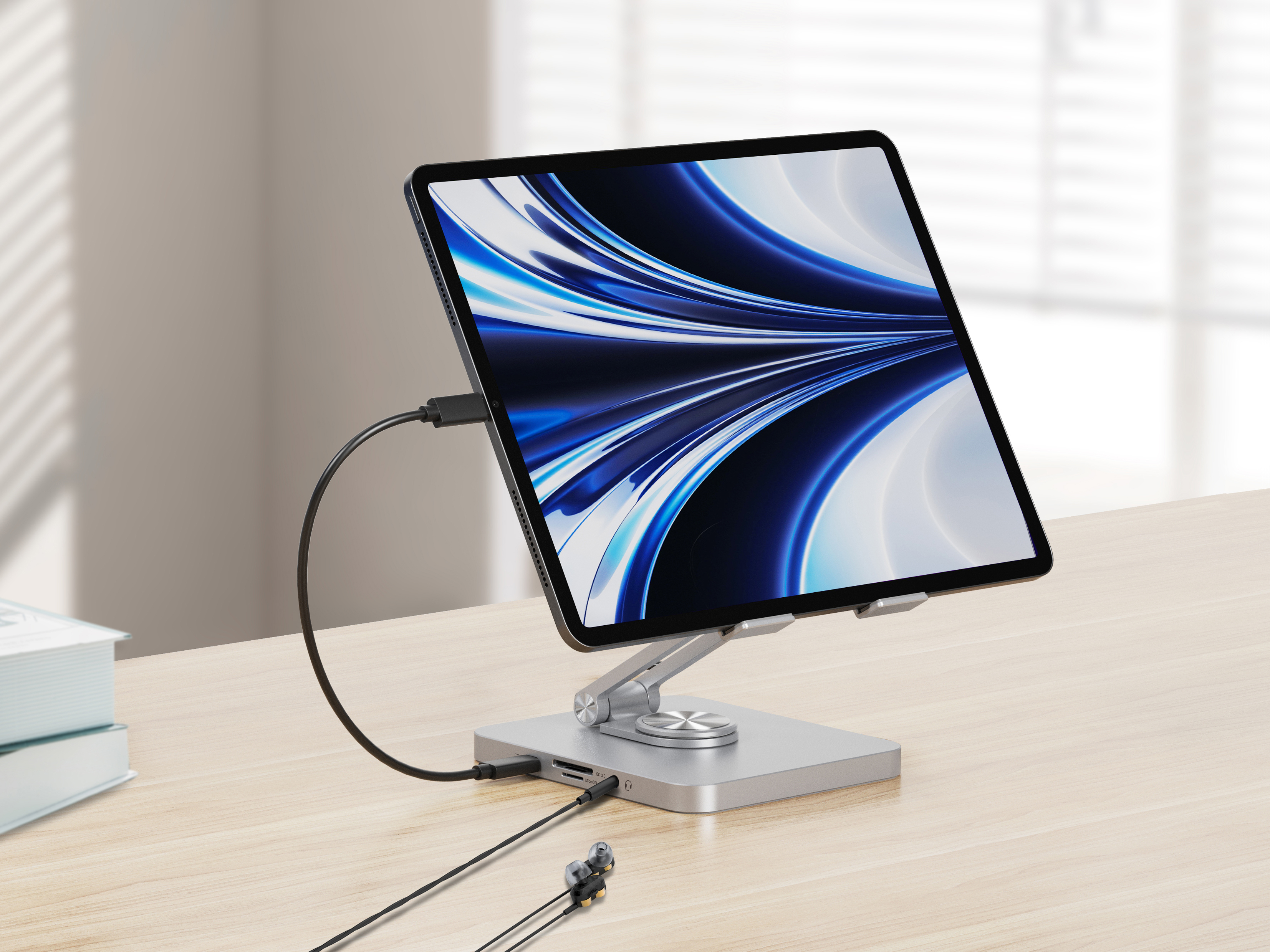 Conceptronic DONN26G - Dockingstation + Tablet-Ständer