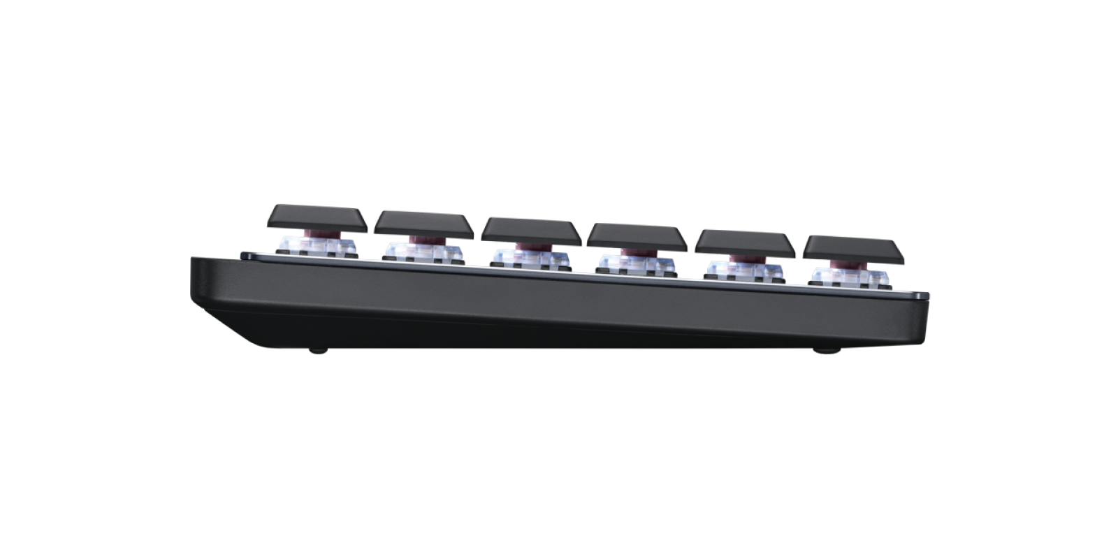 Logitech Master Series MX Mechanical - Tastatur - hinterleuchtet - kabellos - Bluetooth LE - QWERTY