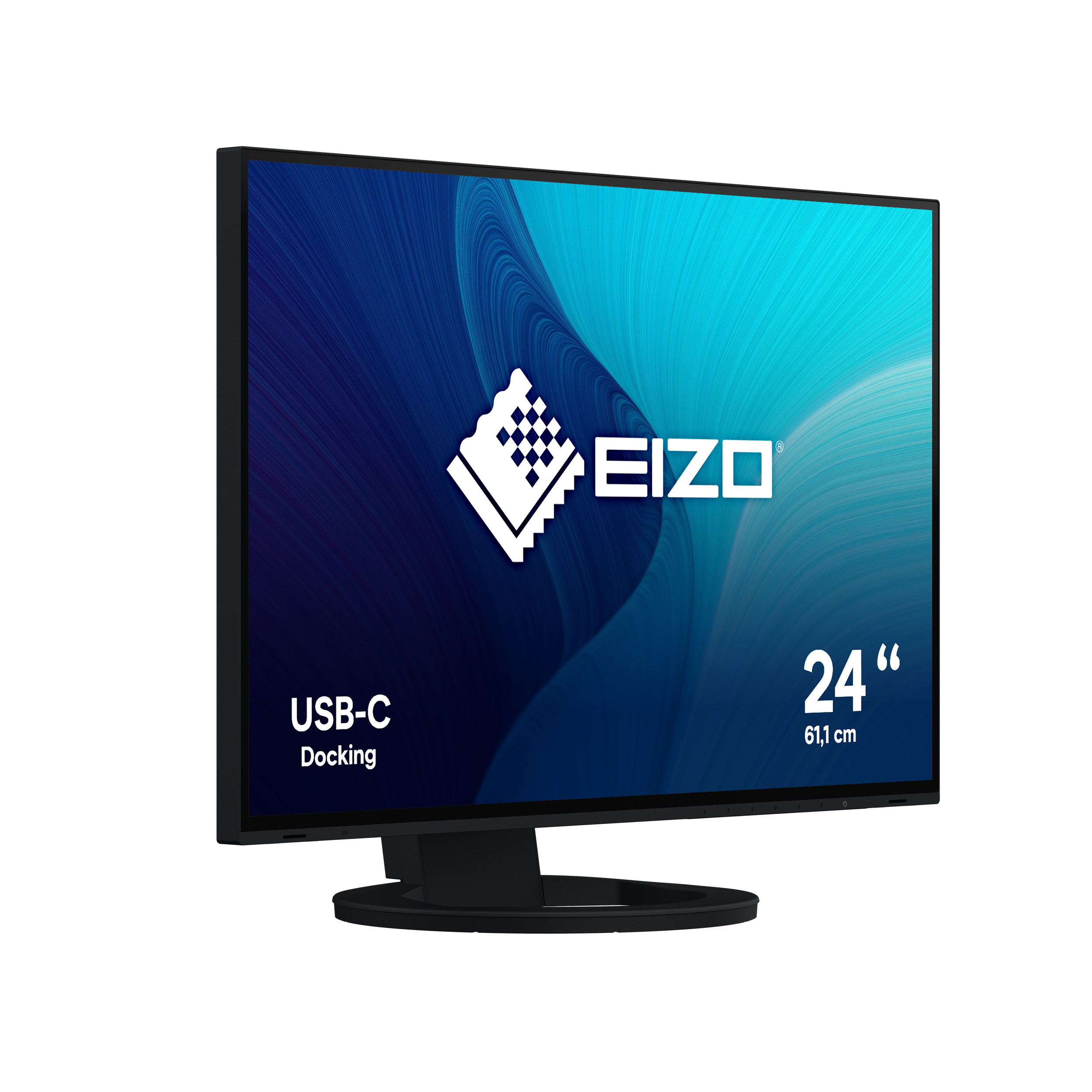 B-WARE - EIZO FlexScan EV2485-BK Monitor 61.1cm (24.1") WUXGA, IPS, 5ms, HDMI, Displayport, USB-C