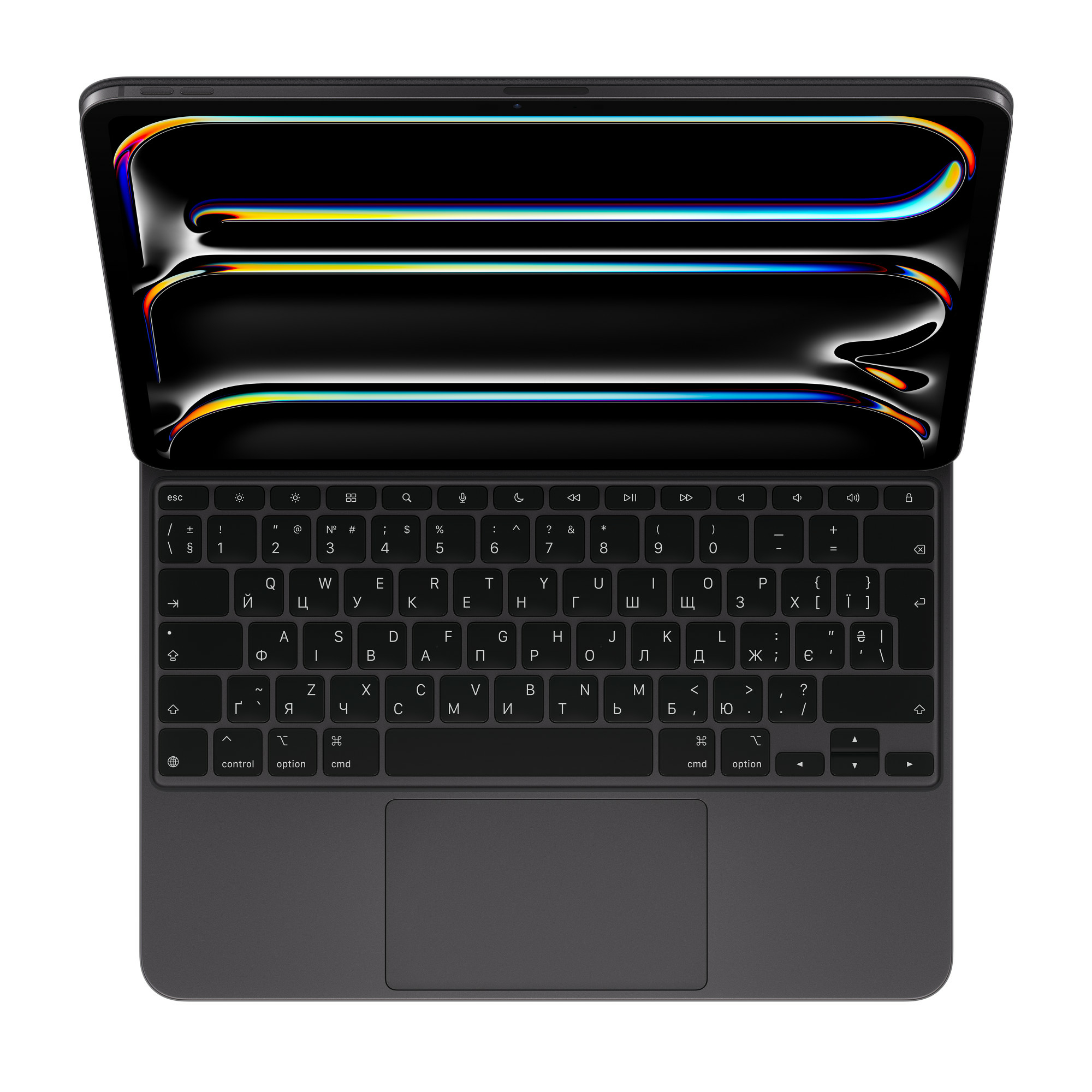 Apple Magic Keyboard - Tastatur und Foliohülle - mit Trackpad - hinterleuchtet - Apple Smart connect