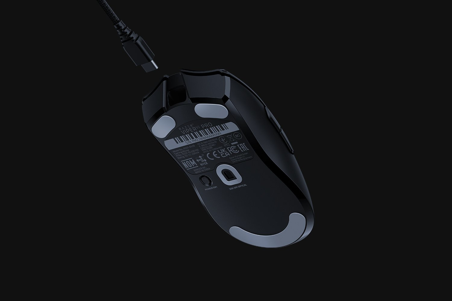 Razer Viper V2 Pro - Maus - für eSports - Für Rechtshänder - optisch - 5 Tasten - kabellos, kabelgeb