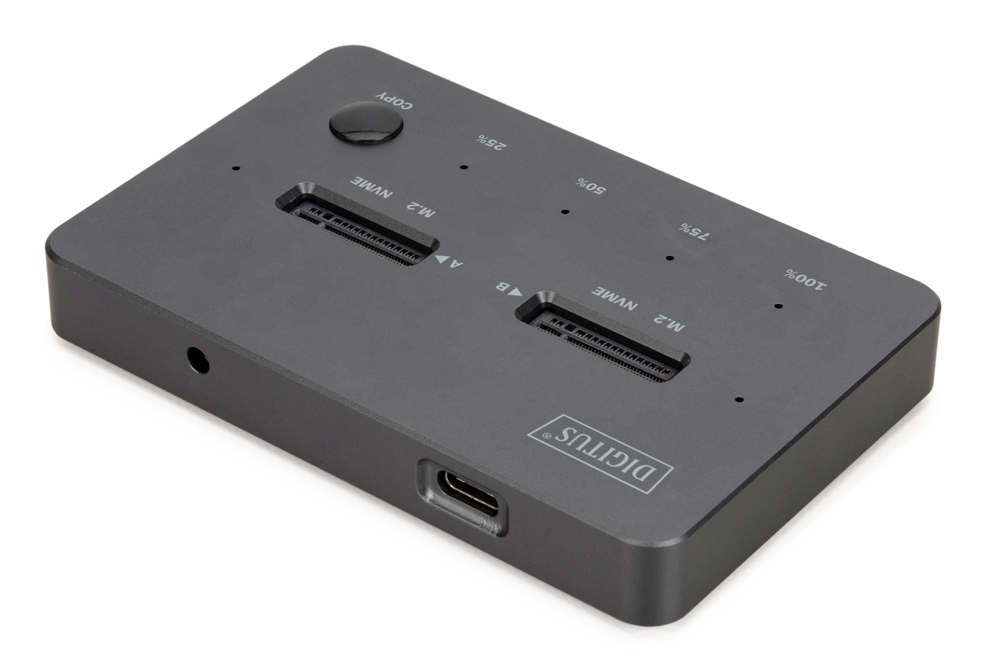 DIGITUS NVMe Klonstation USB3.1 Gen2 Typ-C NVMe M.2 SSD Gehäuse