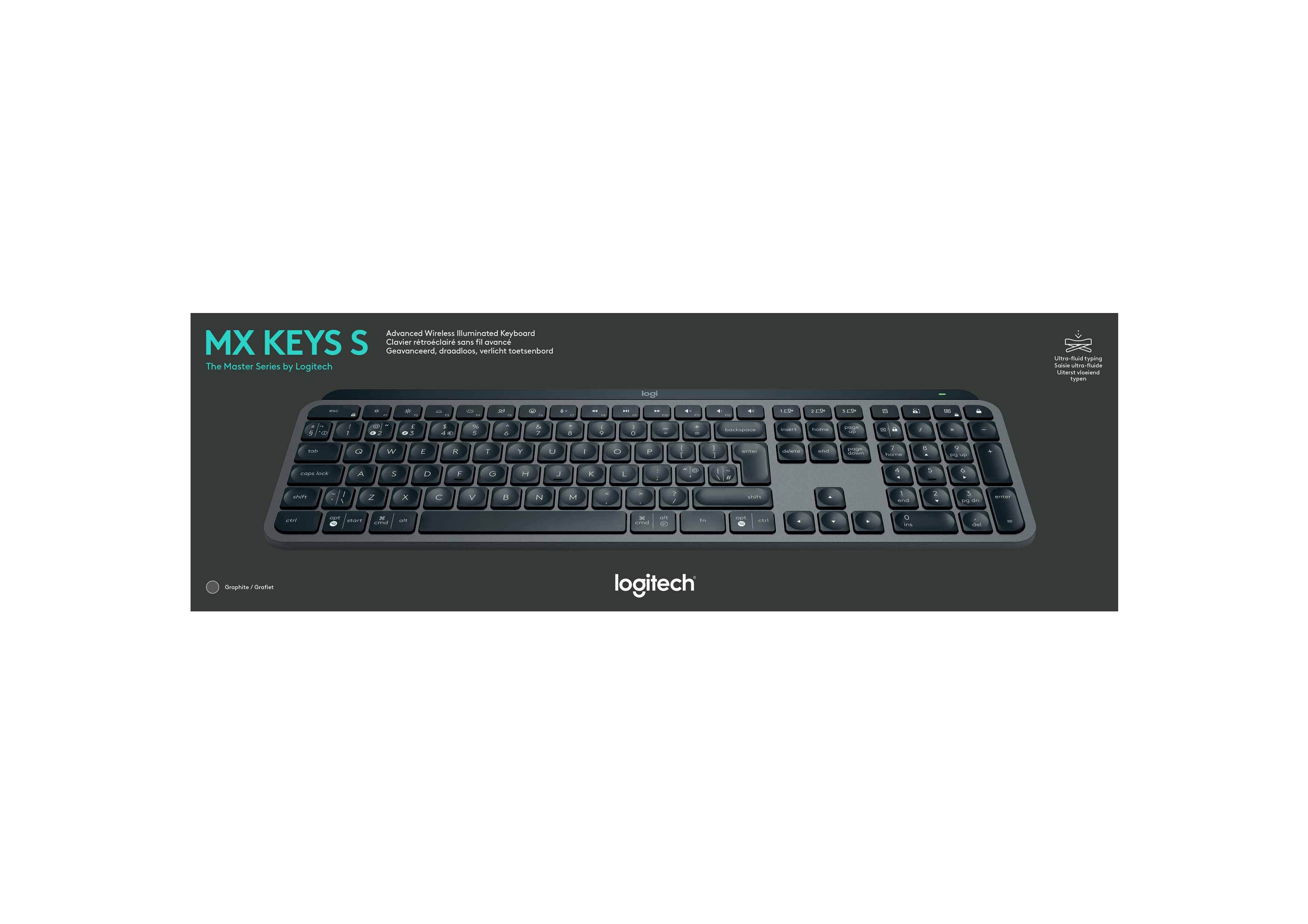 Logitech MX Keys S - Tastatur - hinterleuchtet