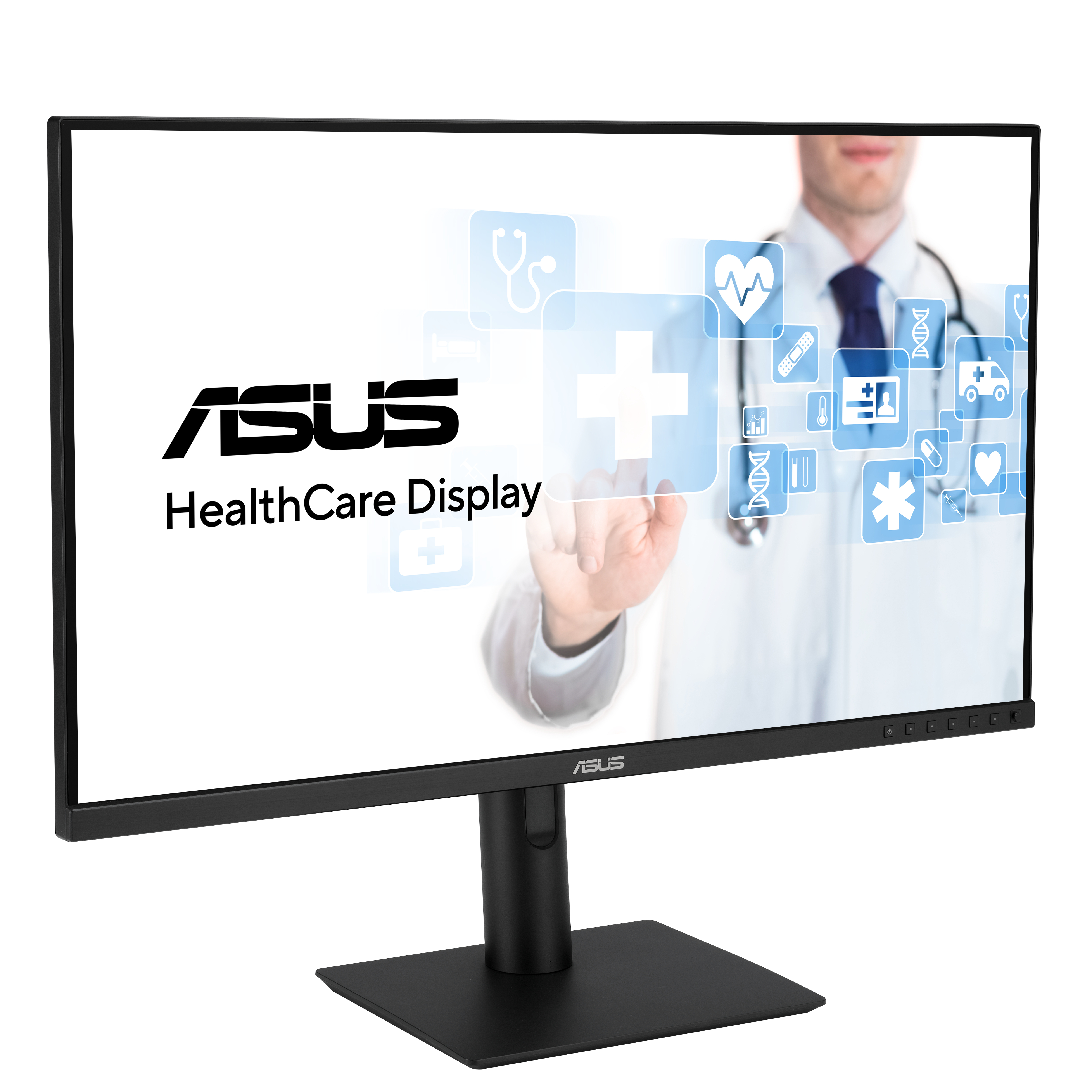 ASUS HealthCare HA2741A, 27" WQHD IPS, 75Hz, 5ms, 350nits, 2x DP, 1x HDMI, 1x USB-C m. DP