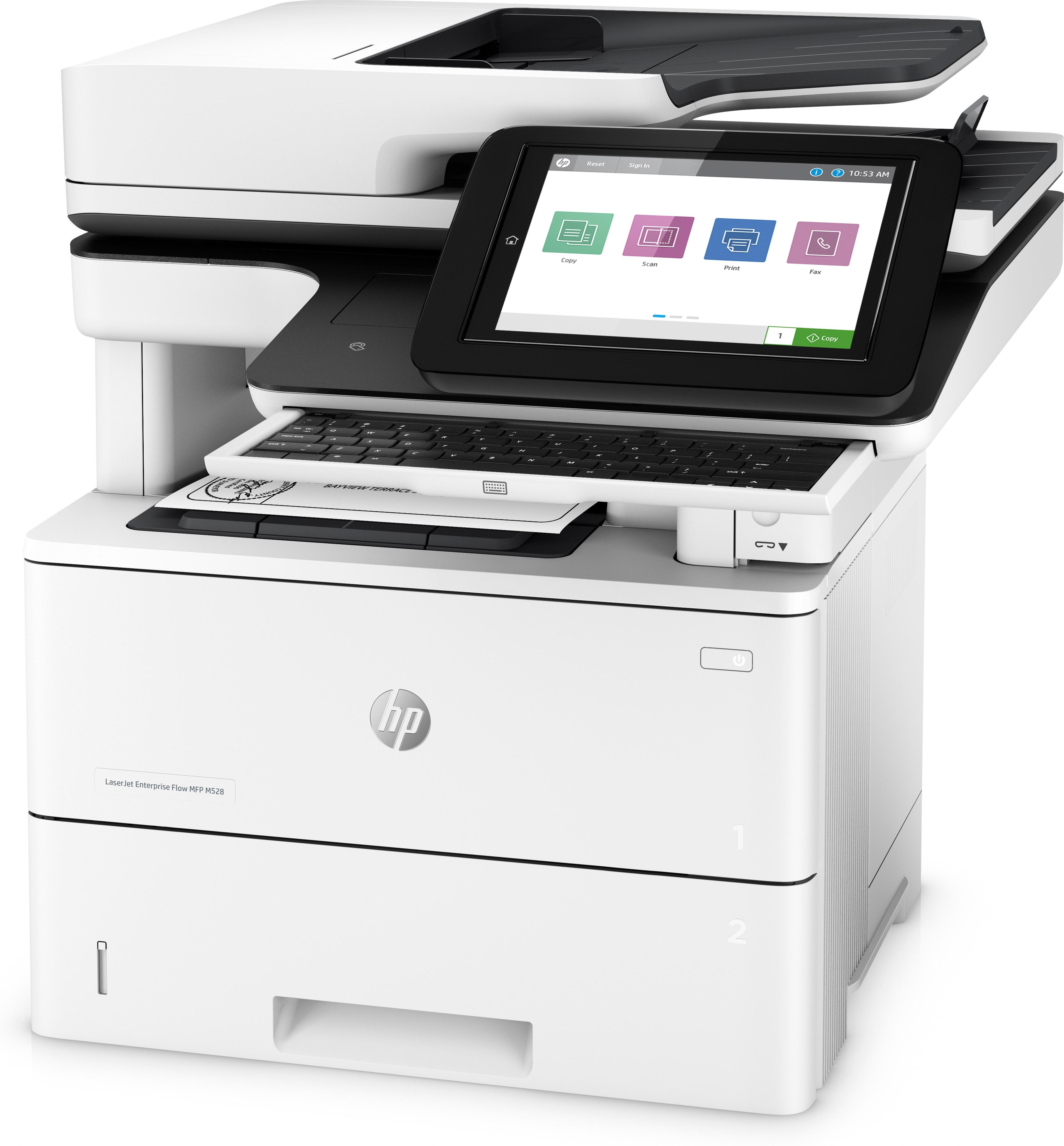 HP LaserJet Enterprise Flow MFP M528z - Multifunktionsdrucker - s/w - Laser - Legal (216 x 356 mm)