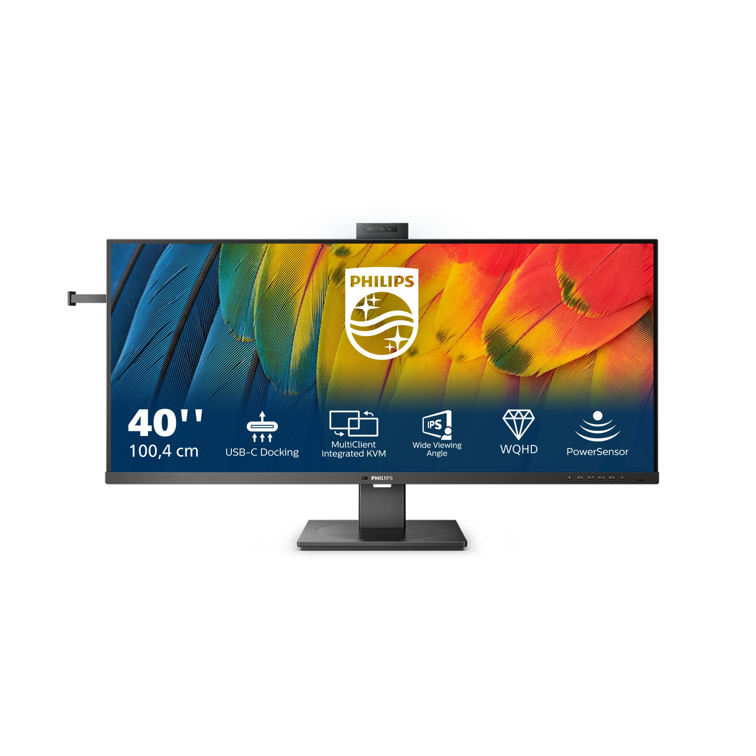 Philips 5000 Series 40B1U5601H Monitor 100.4 cm (39.53") UWQHD, IPS, 4ms, HDMI, Displayport, USB-C