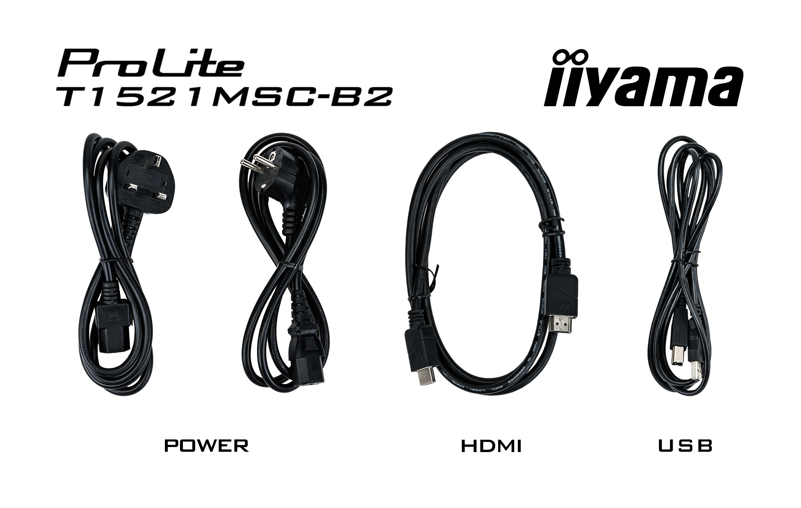 Iiyama ProLite T1521MSC-B2 - LED-Monitor - 38 cm (15")