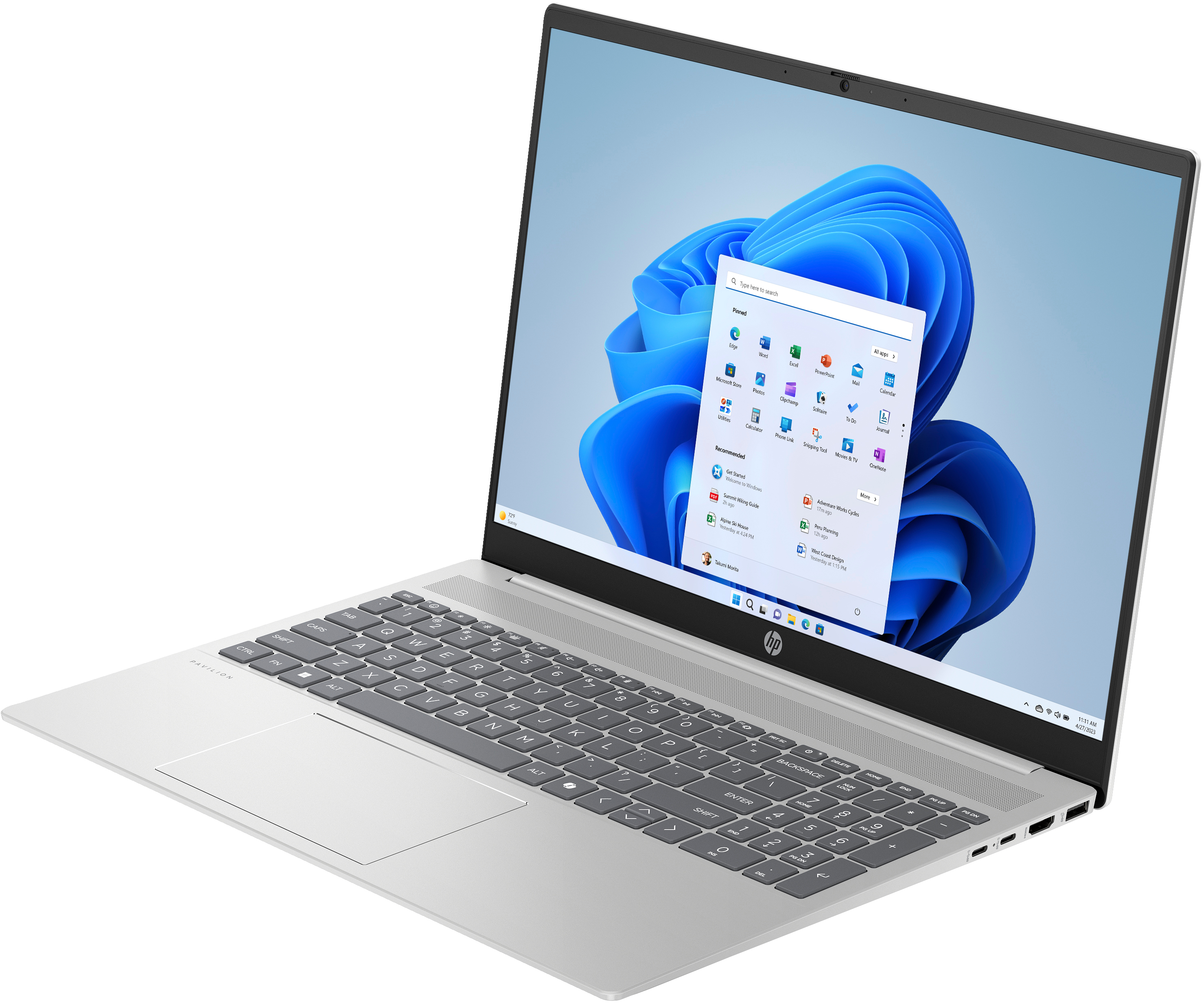 HP Pavilion 16-af0173ng, Intel Core Ultra 7, 40,6 cm (16"), 1920 x 1200 Pixel, 16 GB, 512 GB, Window