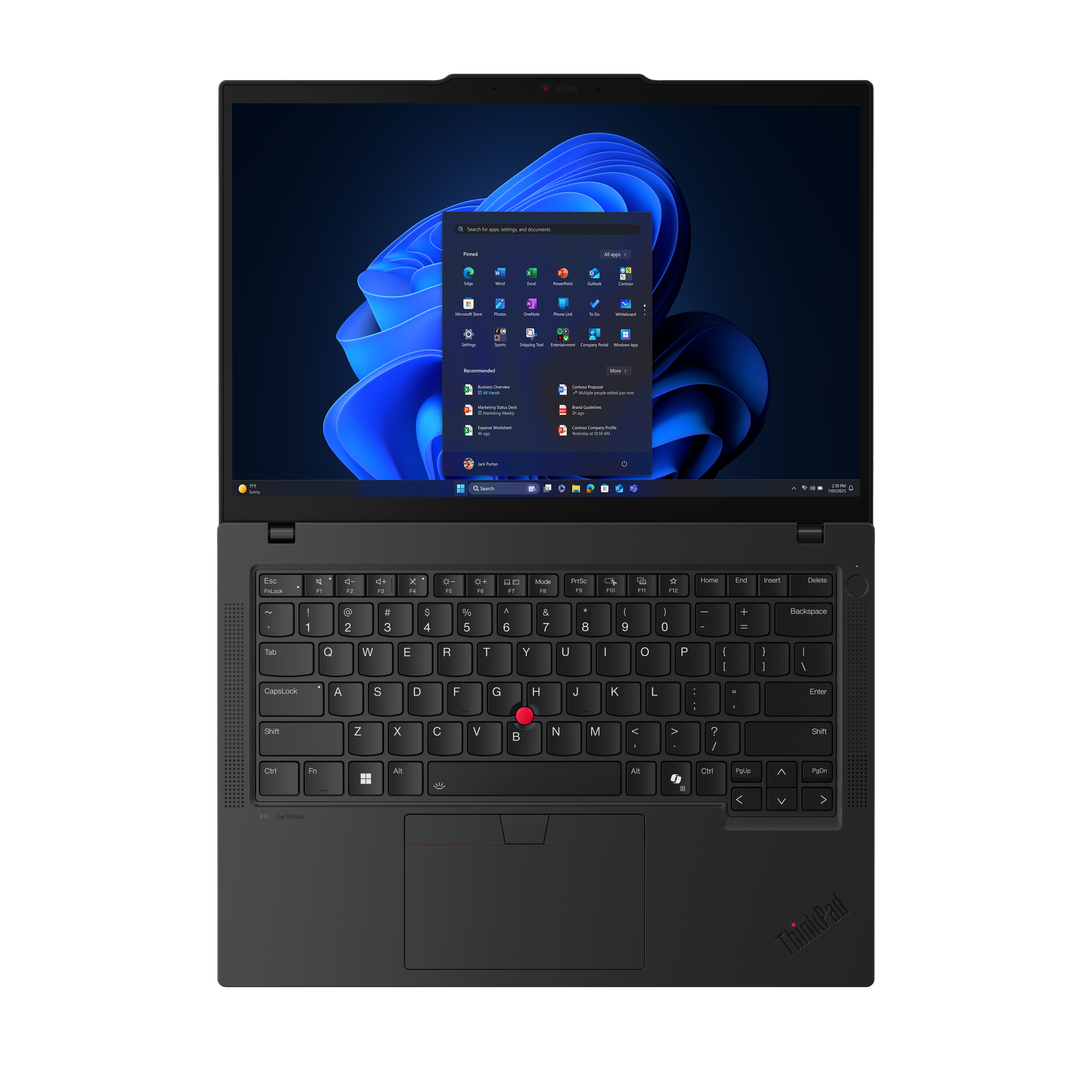 Lenovo ThinkPad T14 Gen 6, 14" WUXGA, Core Ultra 7 255U, 16GB RAM, 512GB SSD, Win11 Pro
