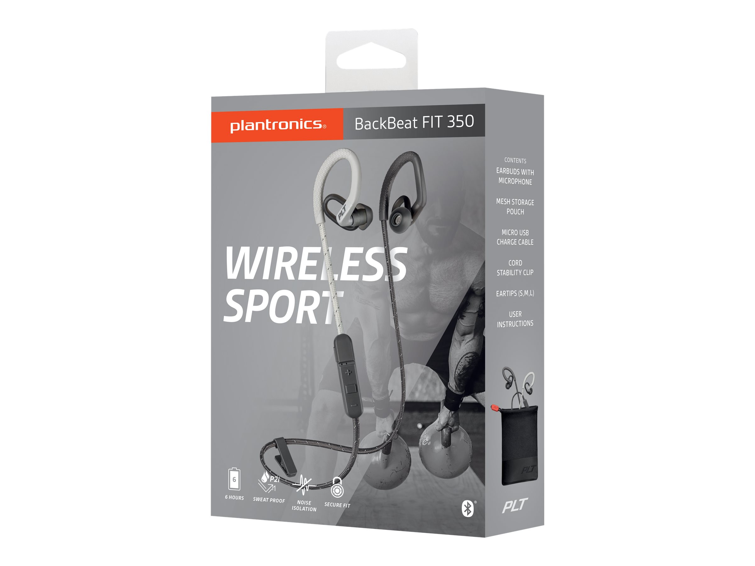 Poly Plantronics Backbeat FIT 350 - Ohrhörer mit Mikrofon