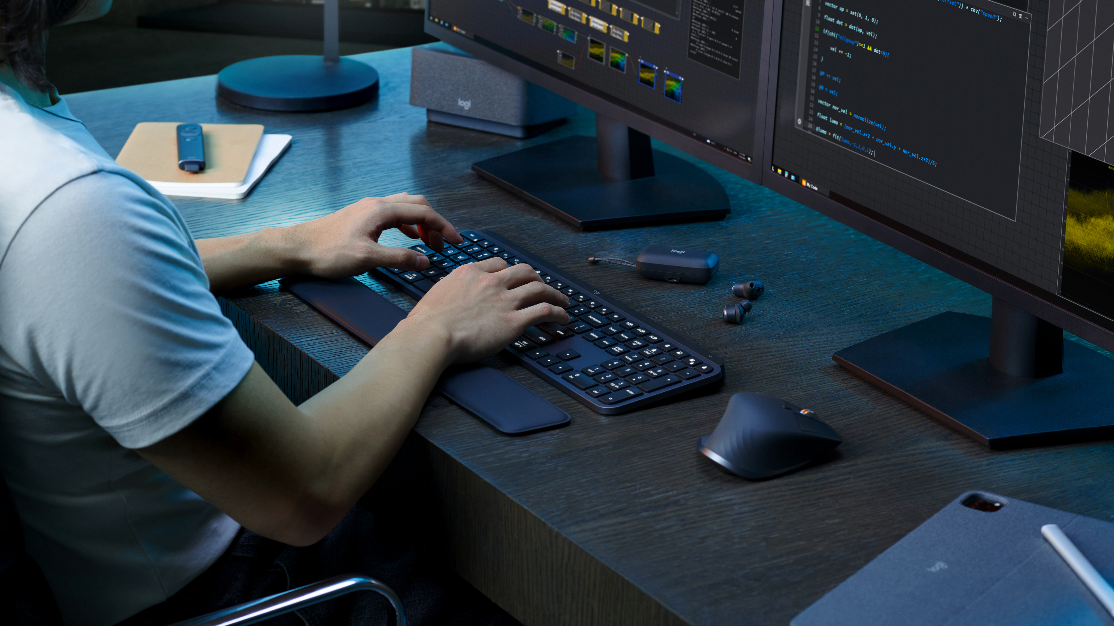 Logitech MX Keys S Combo - Tastatur-und-Maus-Set